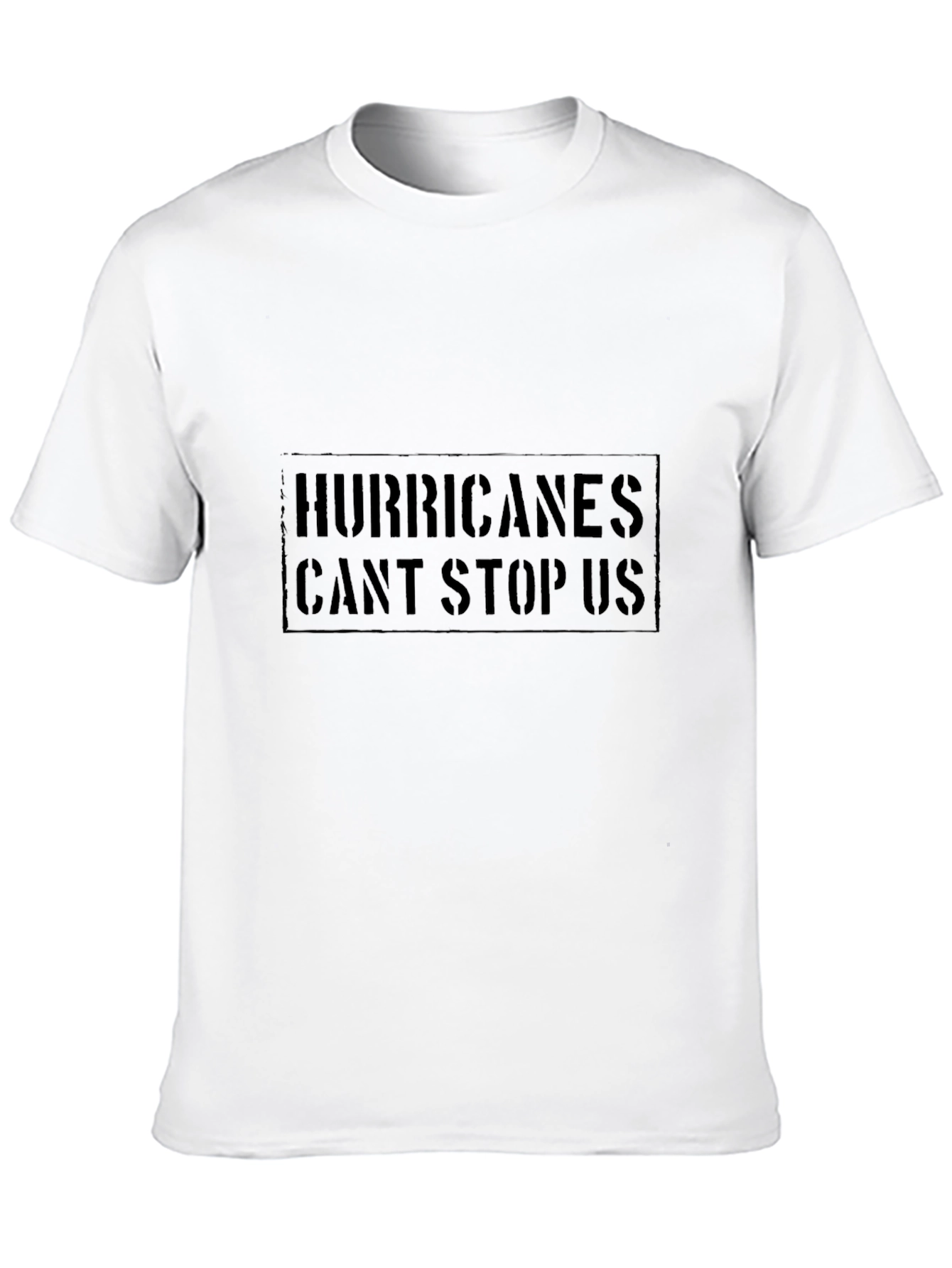 Black Hurricanes Can't Stop Us Graphic T-Shirt view 10