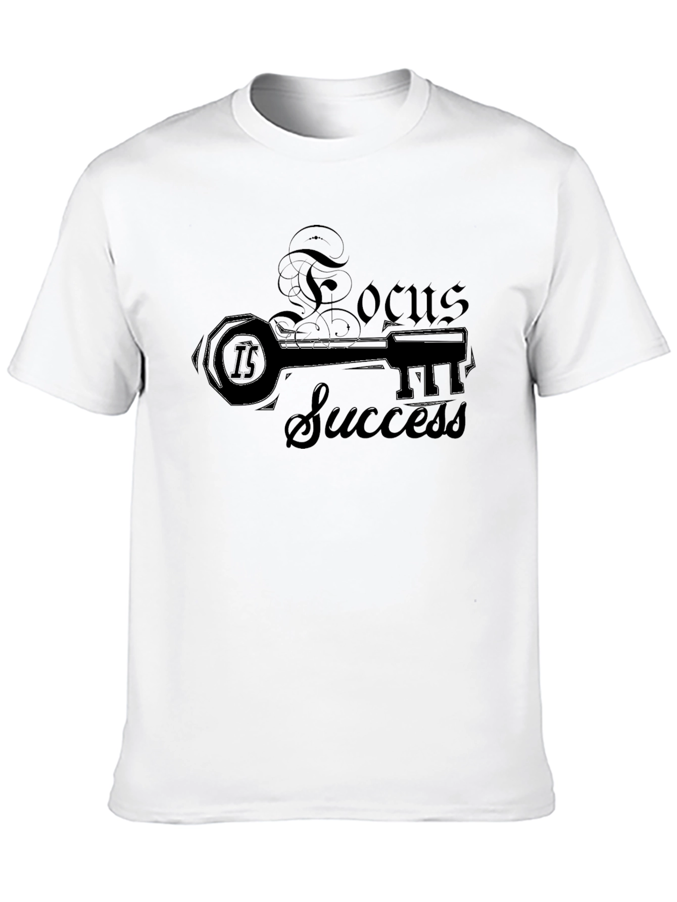 Focus Success Key Graphic T-Shirt - 10