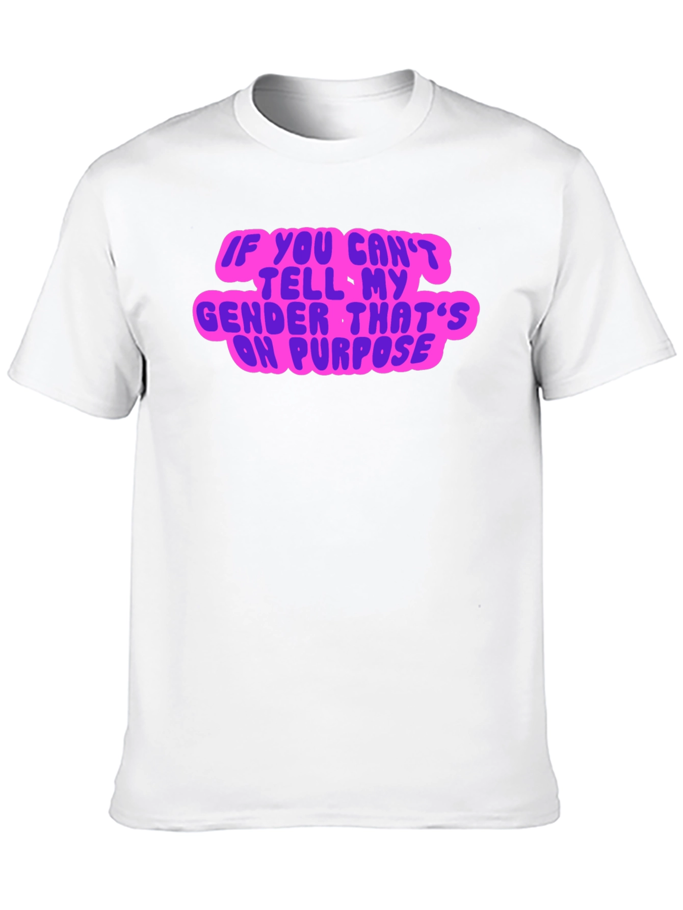 Black Gender Neutral Statement Tee - Black view 10