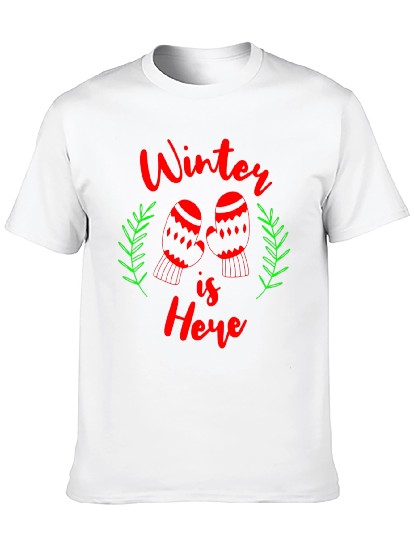Black Winter is Here Holiday T-Shirt view 10