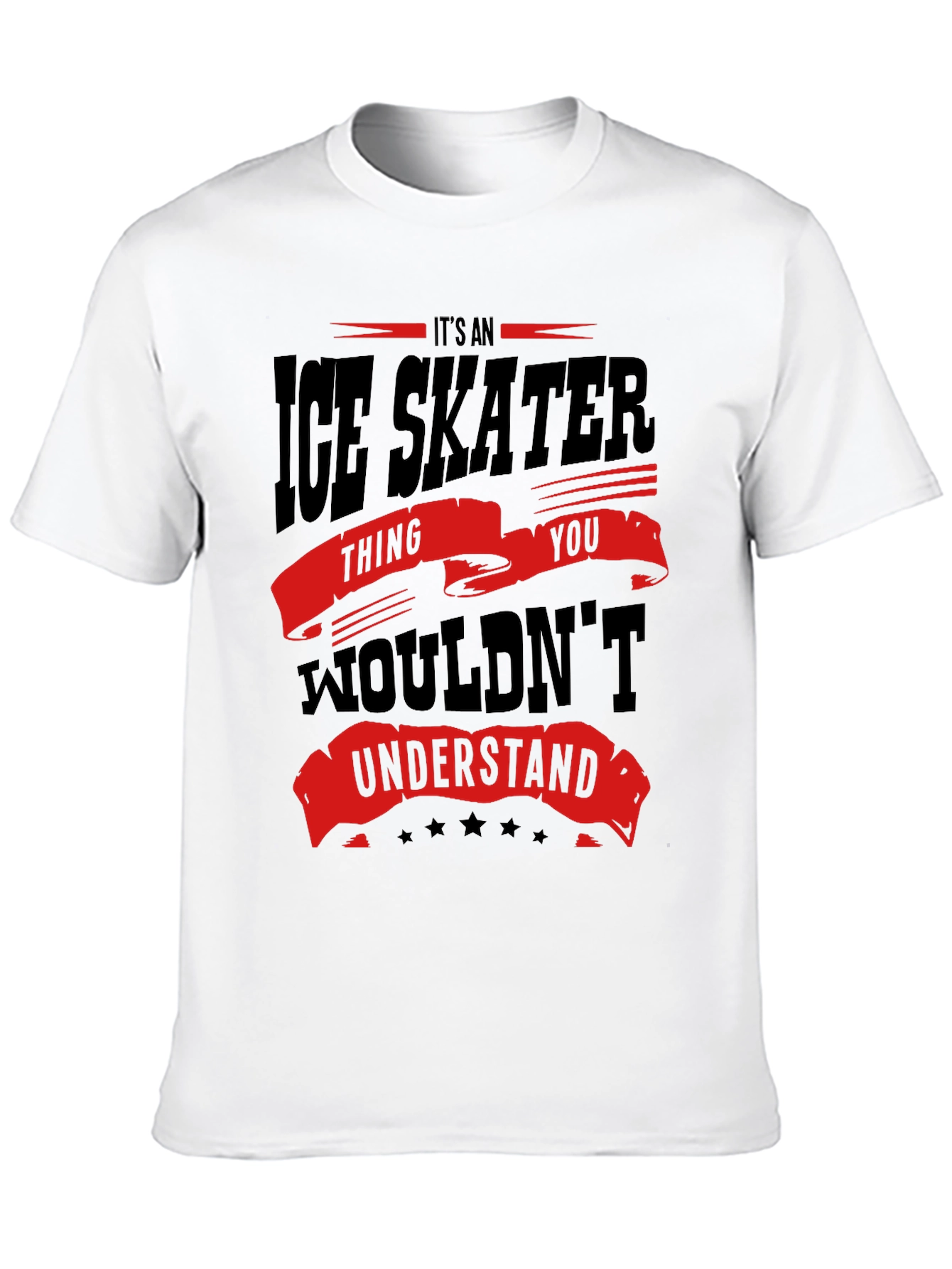 Black Ice Skater Thing T-Shirt view 10
