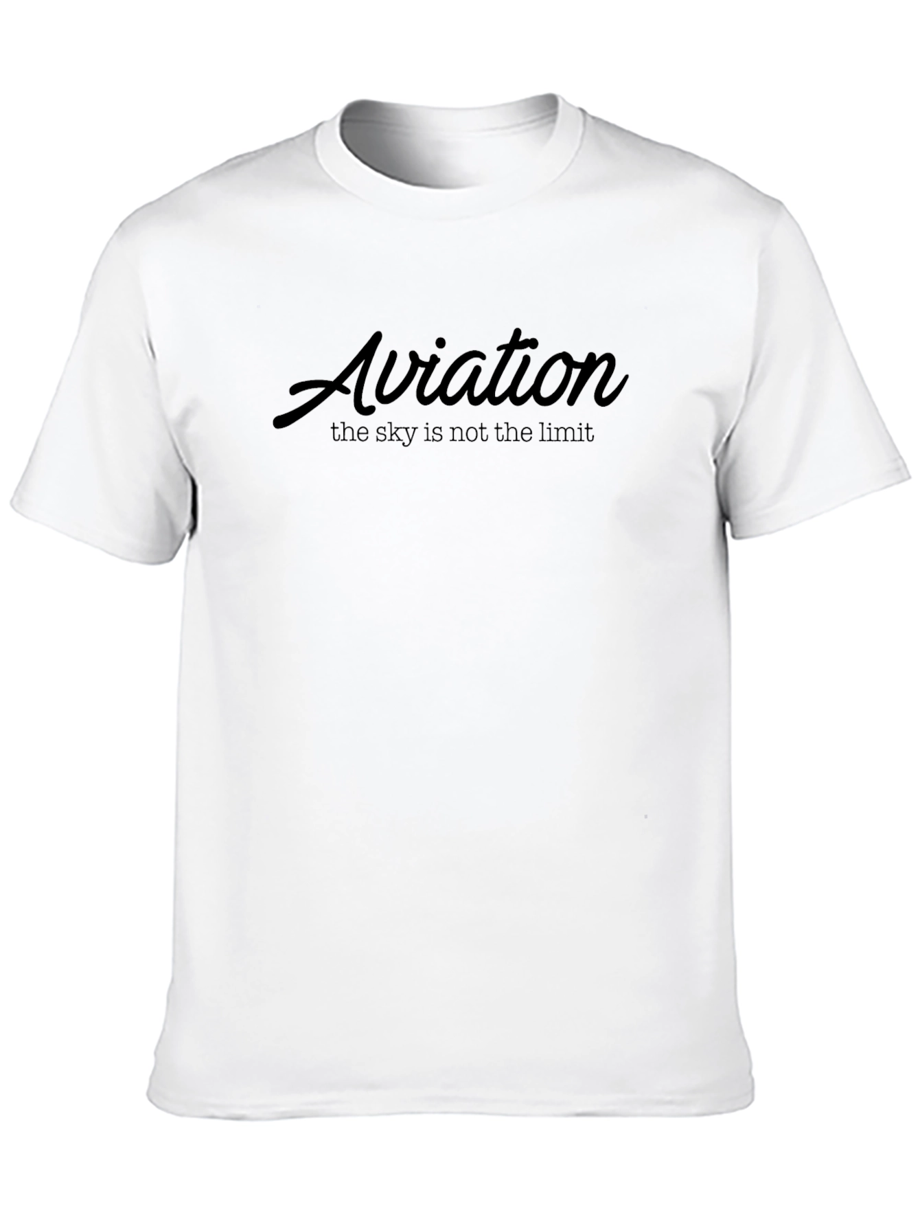 Black Aviation T-Shirt: The Sky is Not the Limit view 10