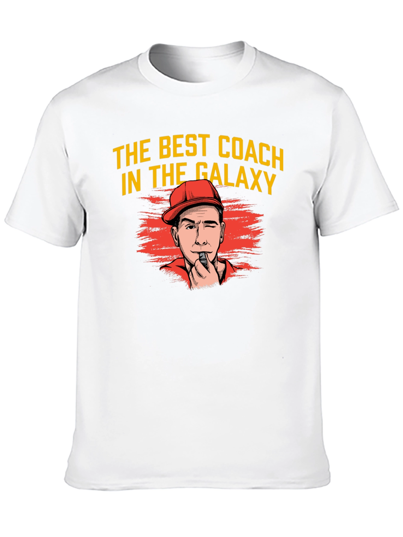 Black Best Coach in the Galaxy Graphic Tee view 10