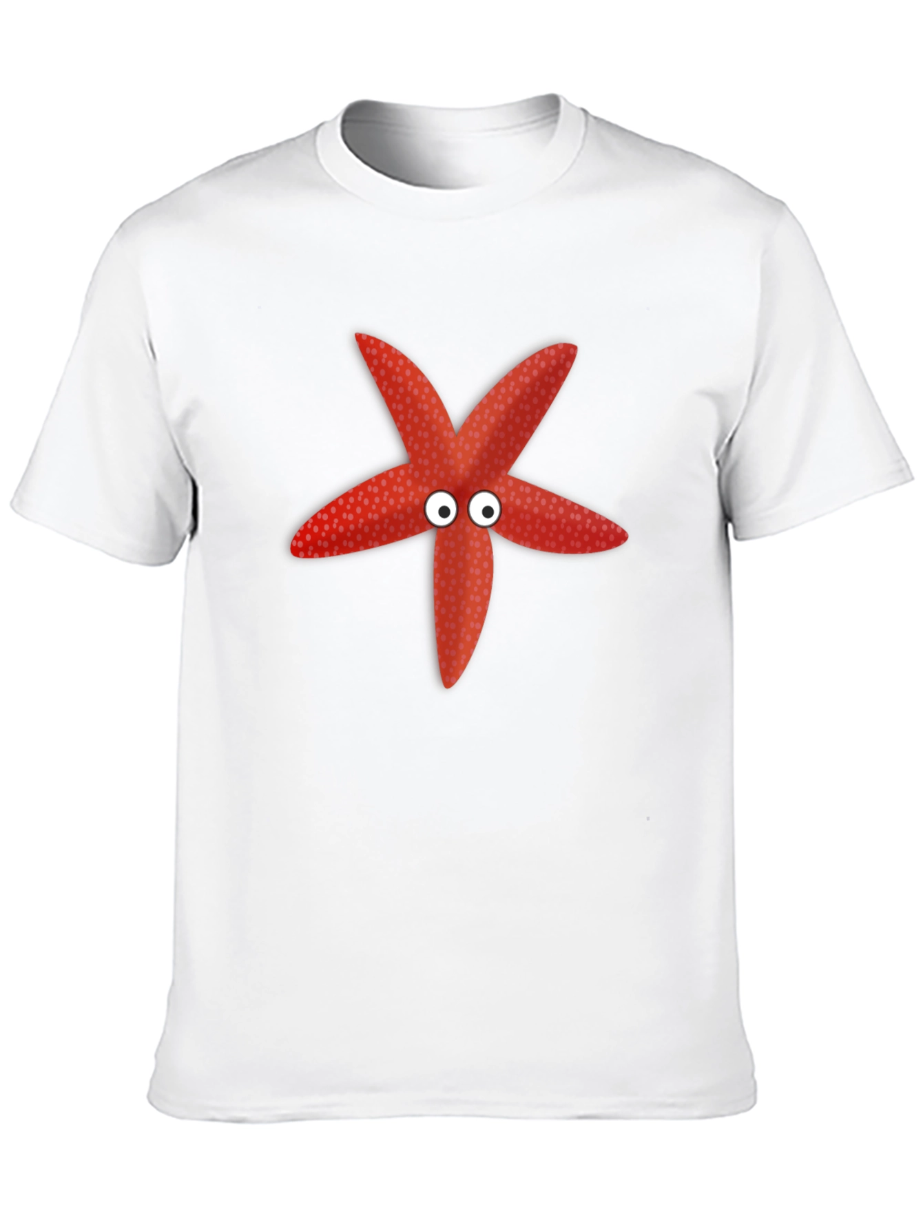 Black Starfish Graphic Tee - Funny Sea Creature Shirt view 10
