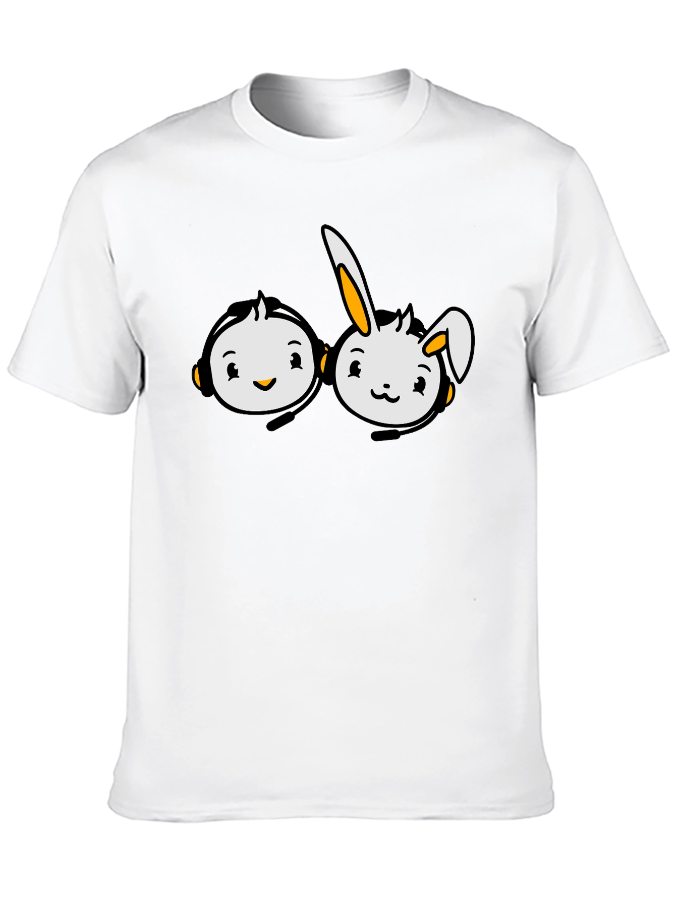 Cute Cartoon Character Graphic T-Shirt - 10