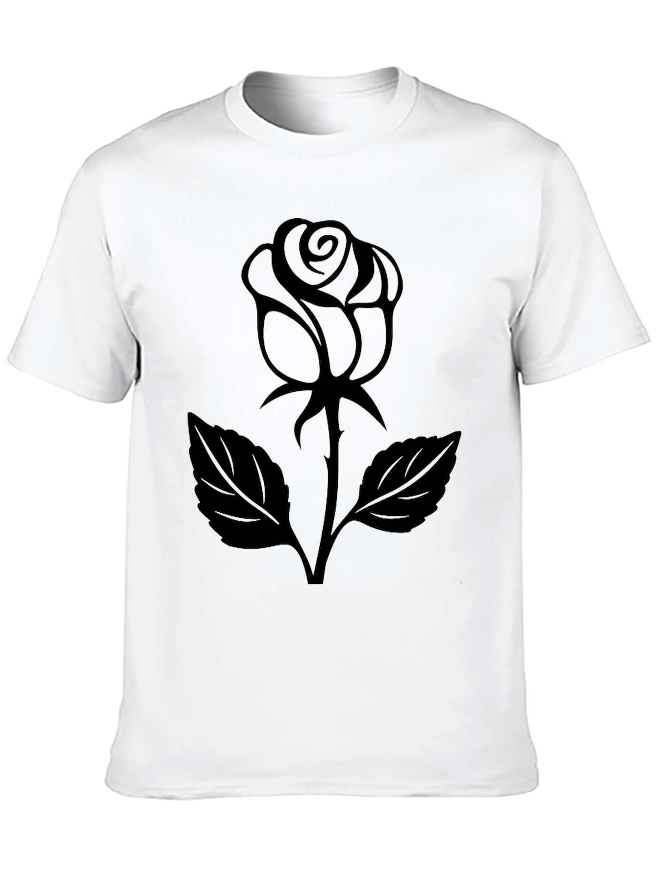 Black Black Rose Graphic Tee view 10