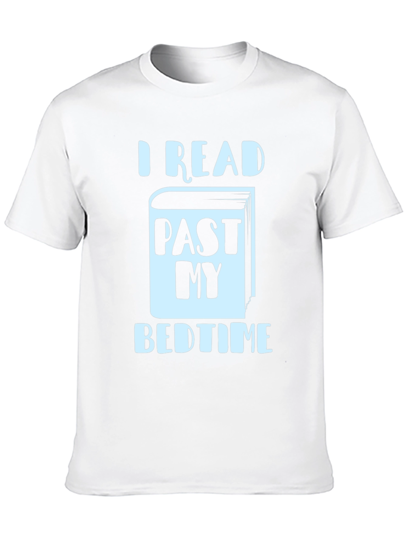 Black I Read Past My Bedtime Novelty T-Shirt view 10