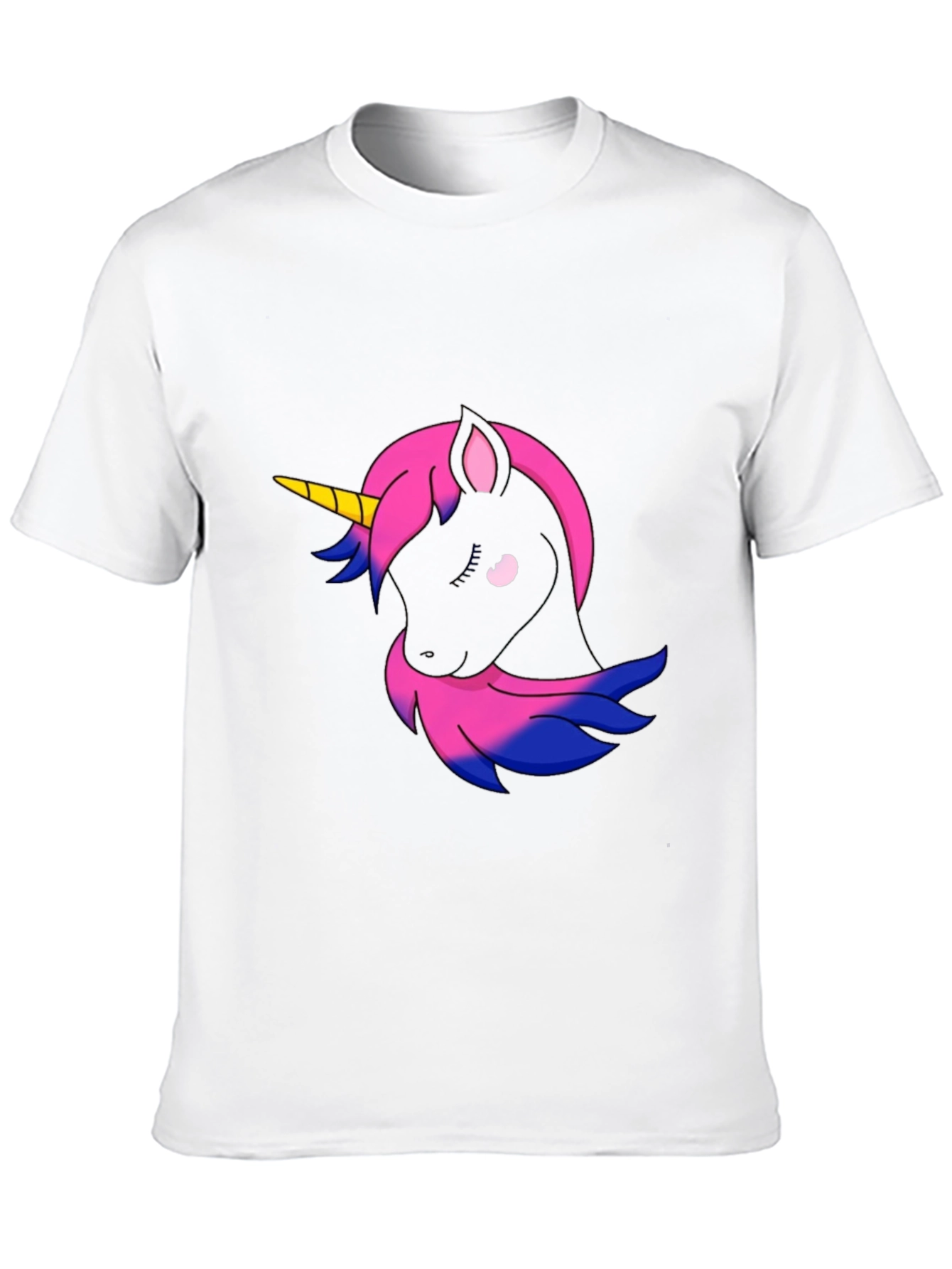 Black Bisexual Pride Unicorn Graphic Tee - Black view 10