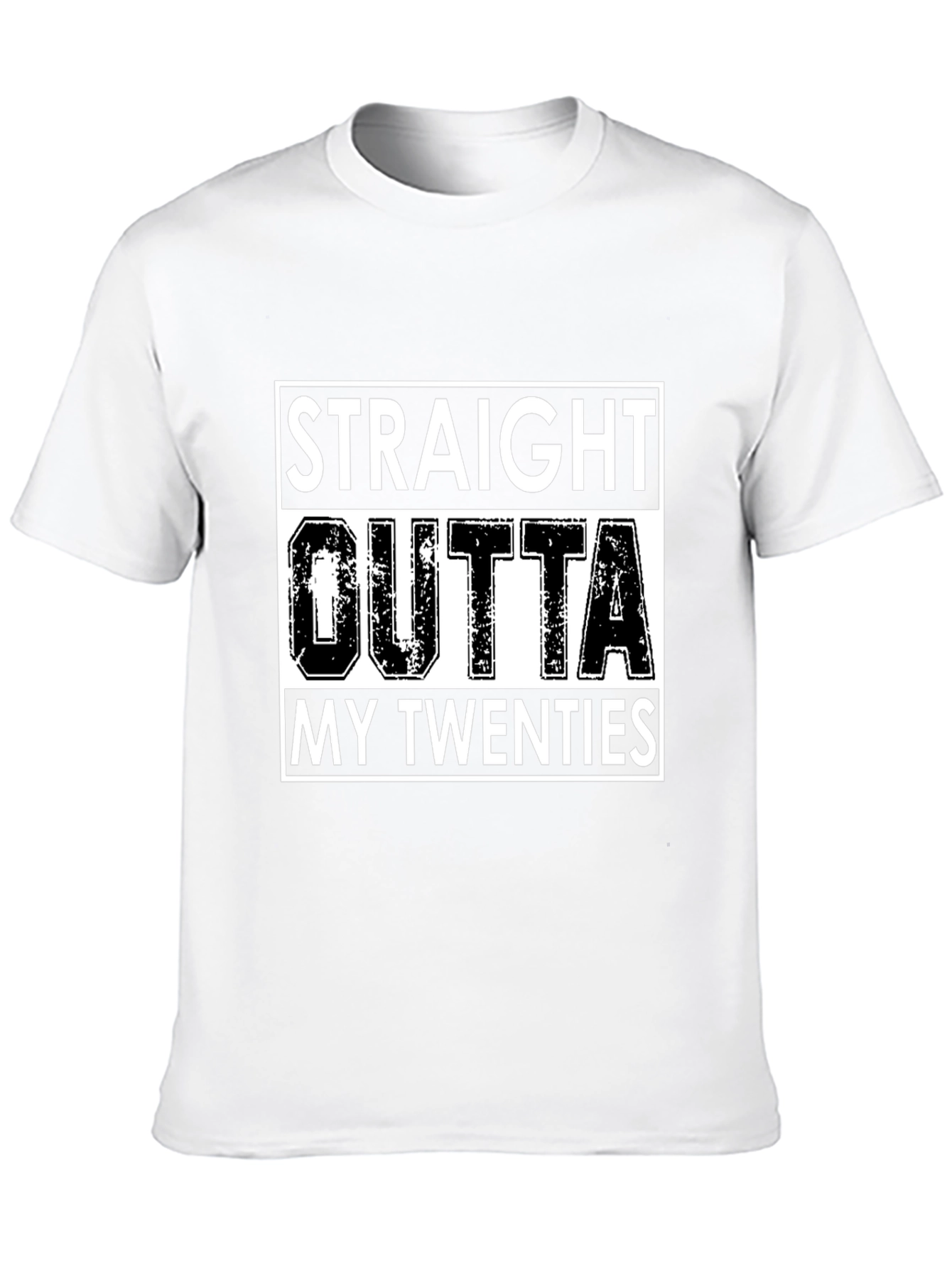 Black Straight Outta My Twenties Graphic Tee view 10