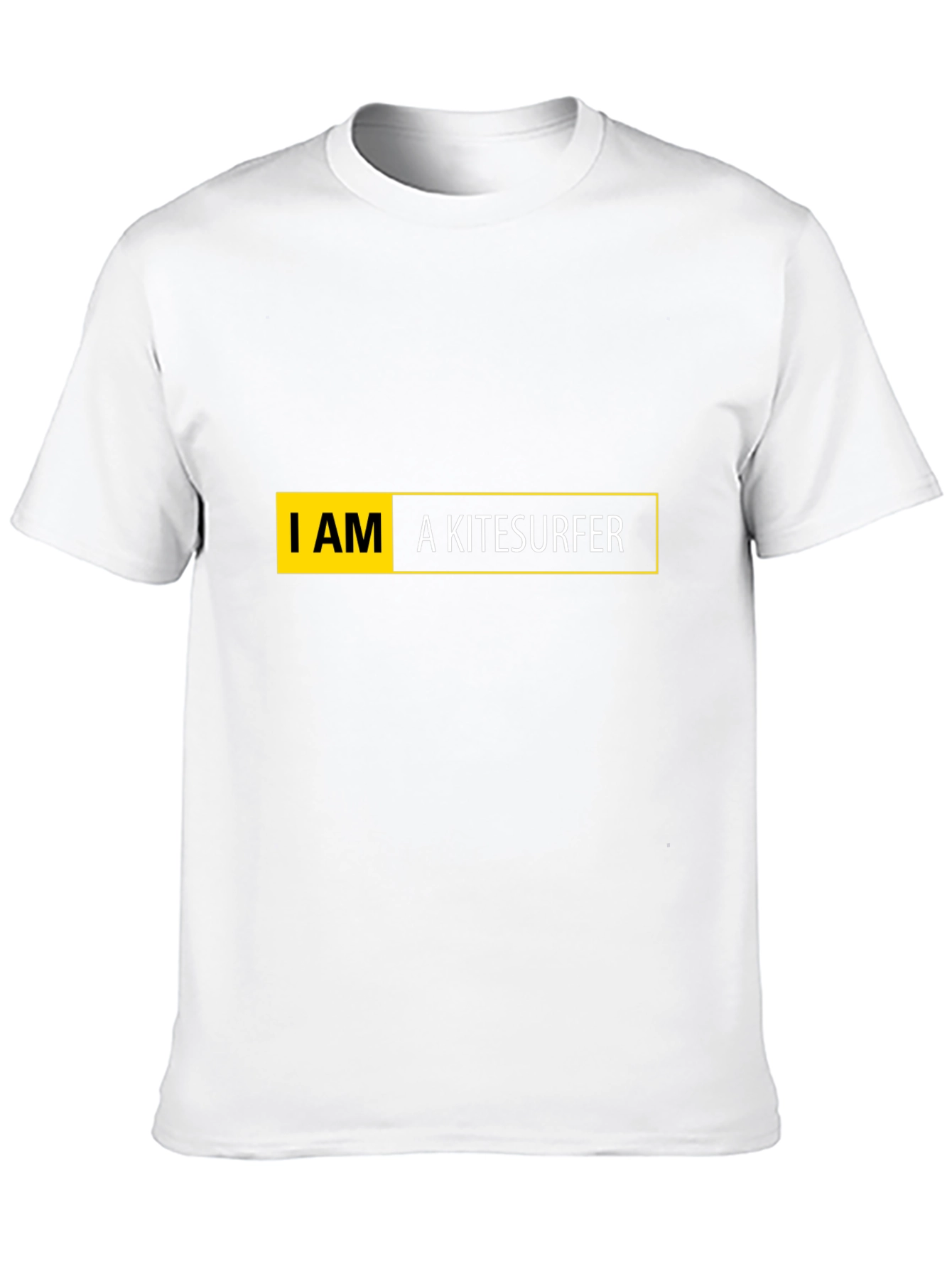 Black I AM a Kitesurfer Black T-Shirt view 10