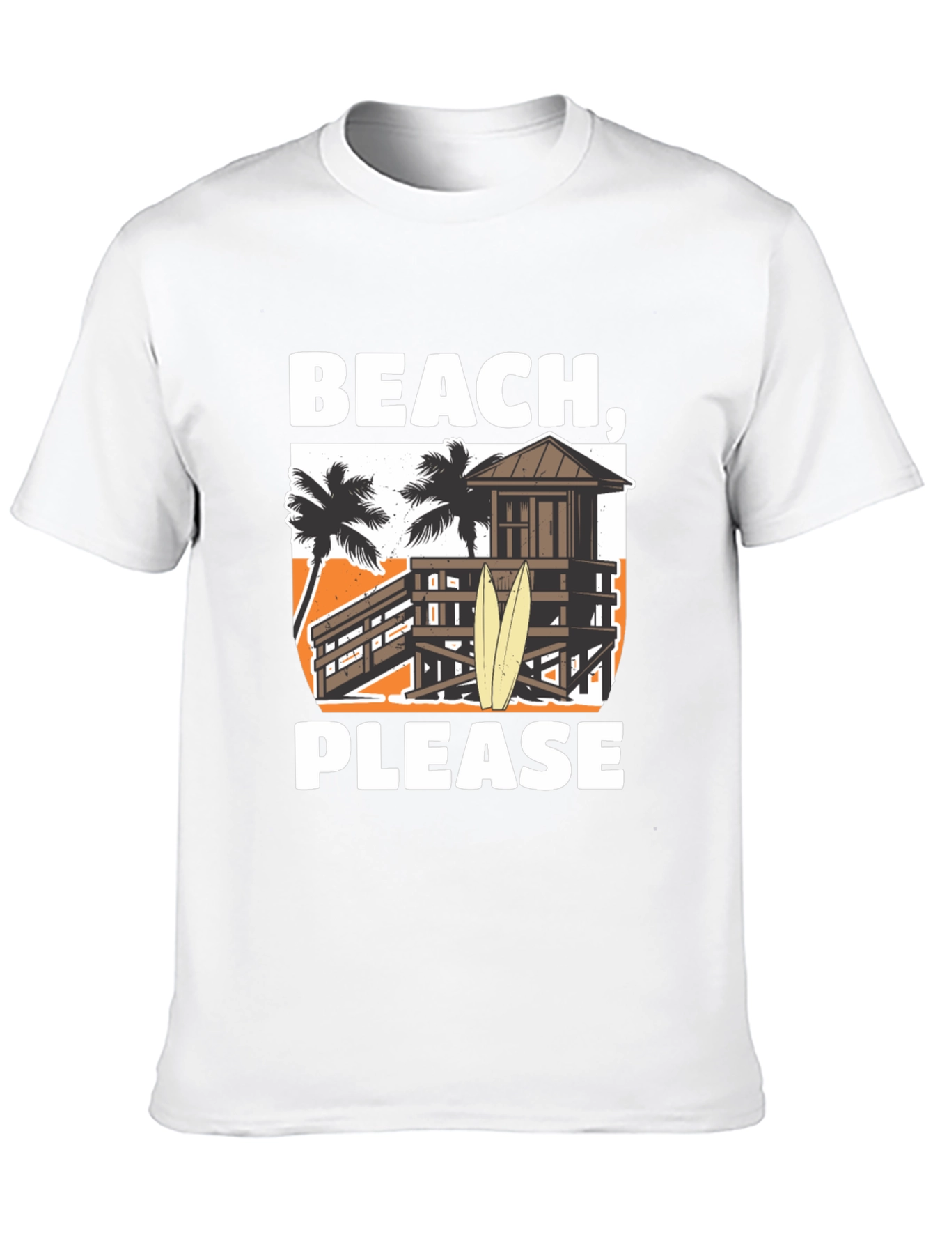 Black Beach, Please T-Shirt - Summer Vacation Apparel view 10