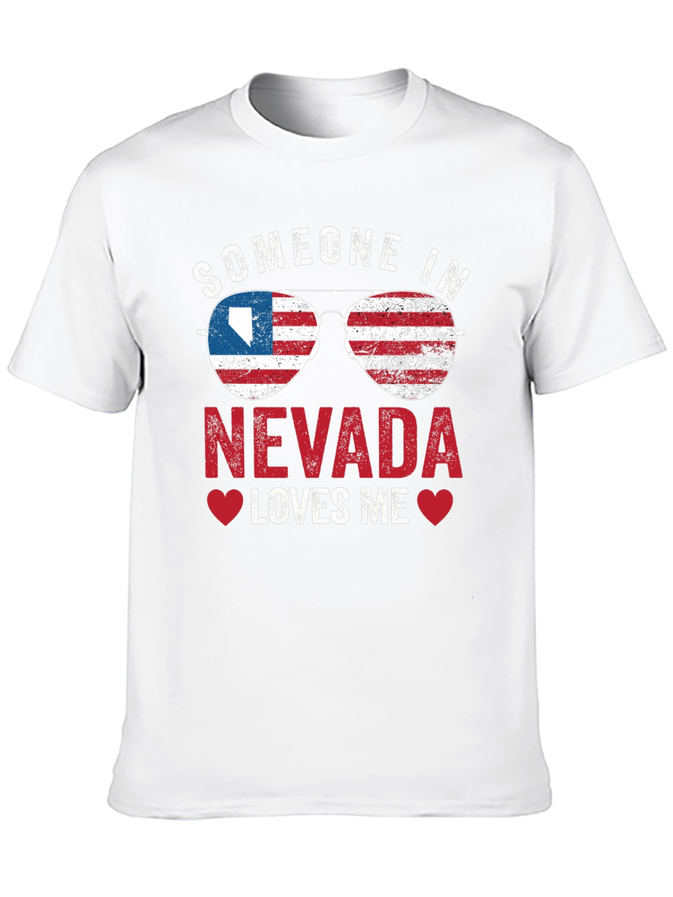 Black Nevada Loves Me Graphic T-Shirt view 10