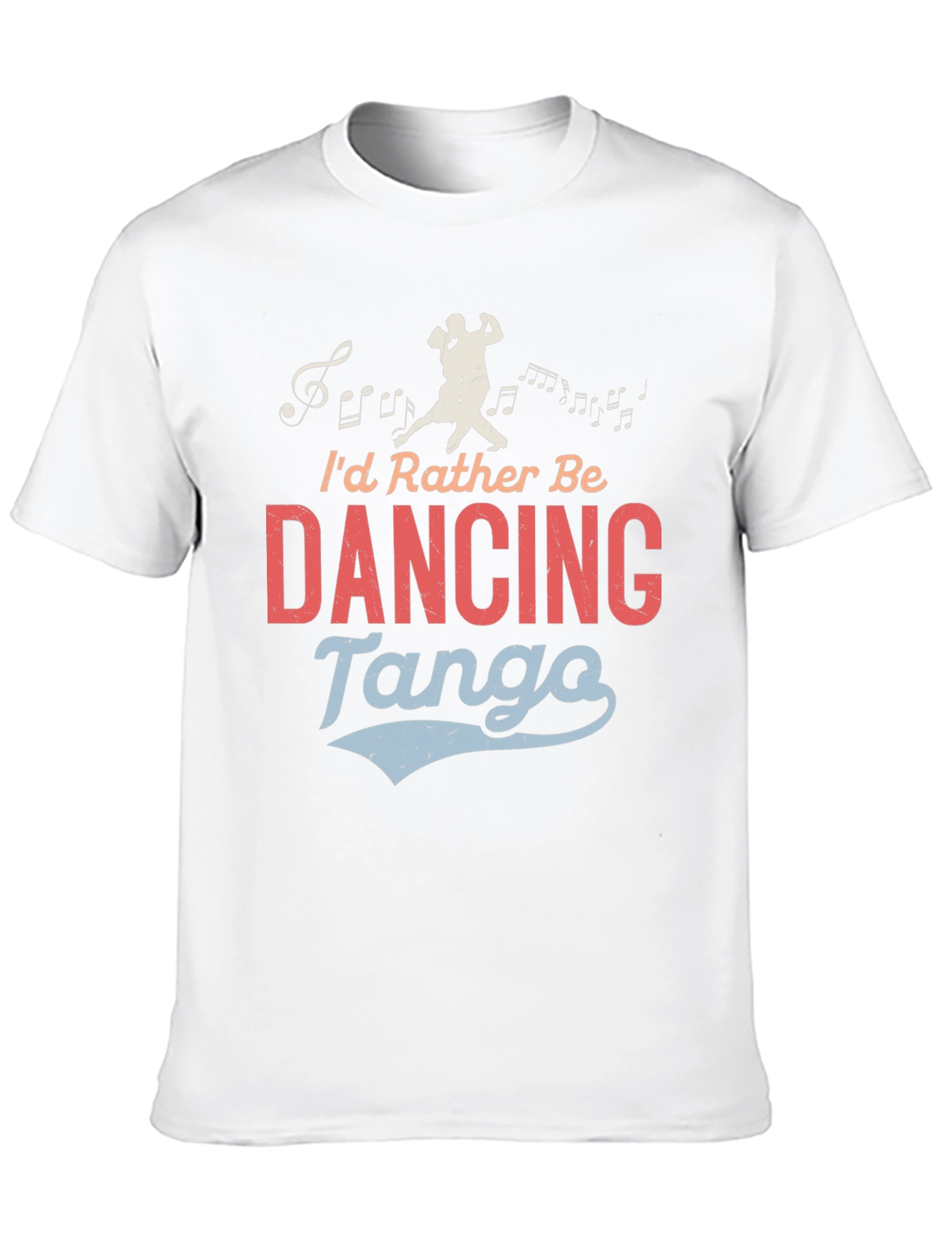 Black Dancing Tango Graphic Tee - Black Crew Neck view 10