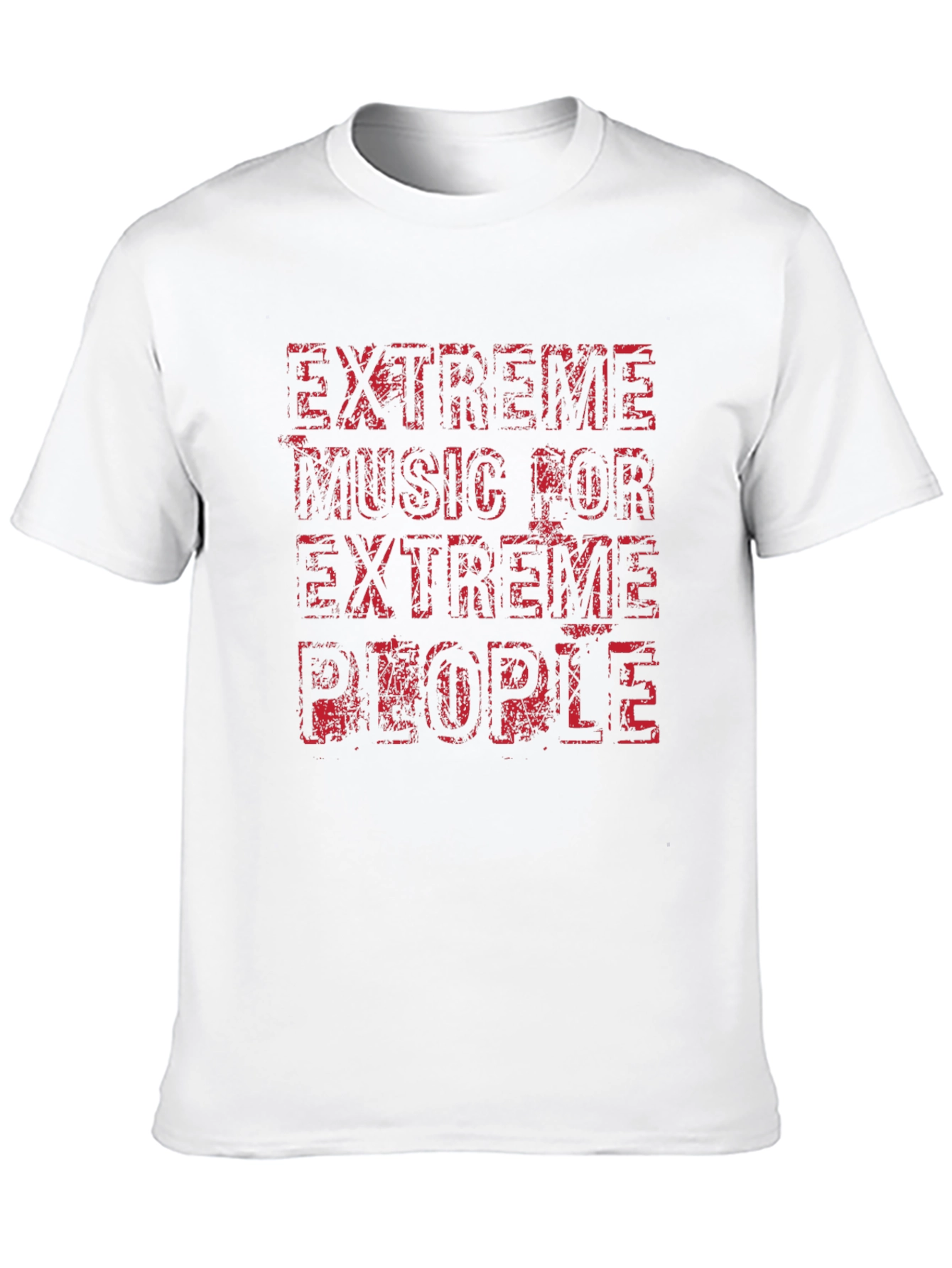 Black Extreme Music for Extreme People Black T-Shirt view 10