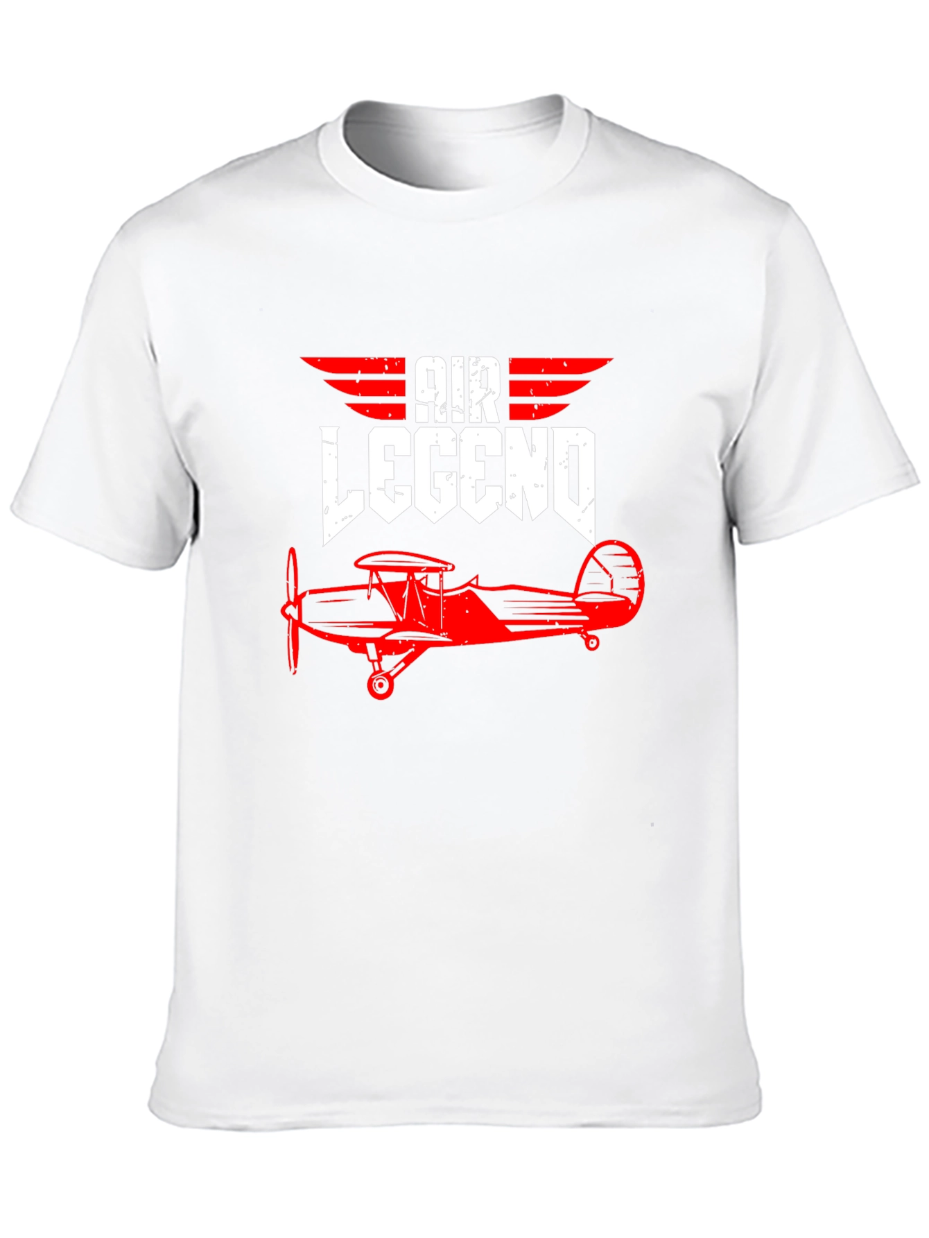 Black Air Legend Vintage Biplane Graphic Tee - Pilot Aviation Shirt view 10