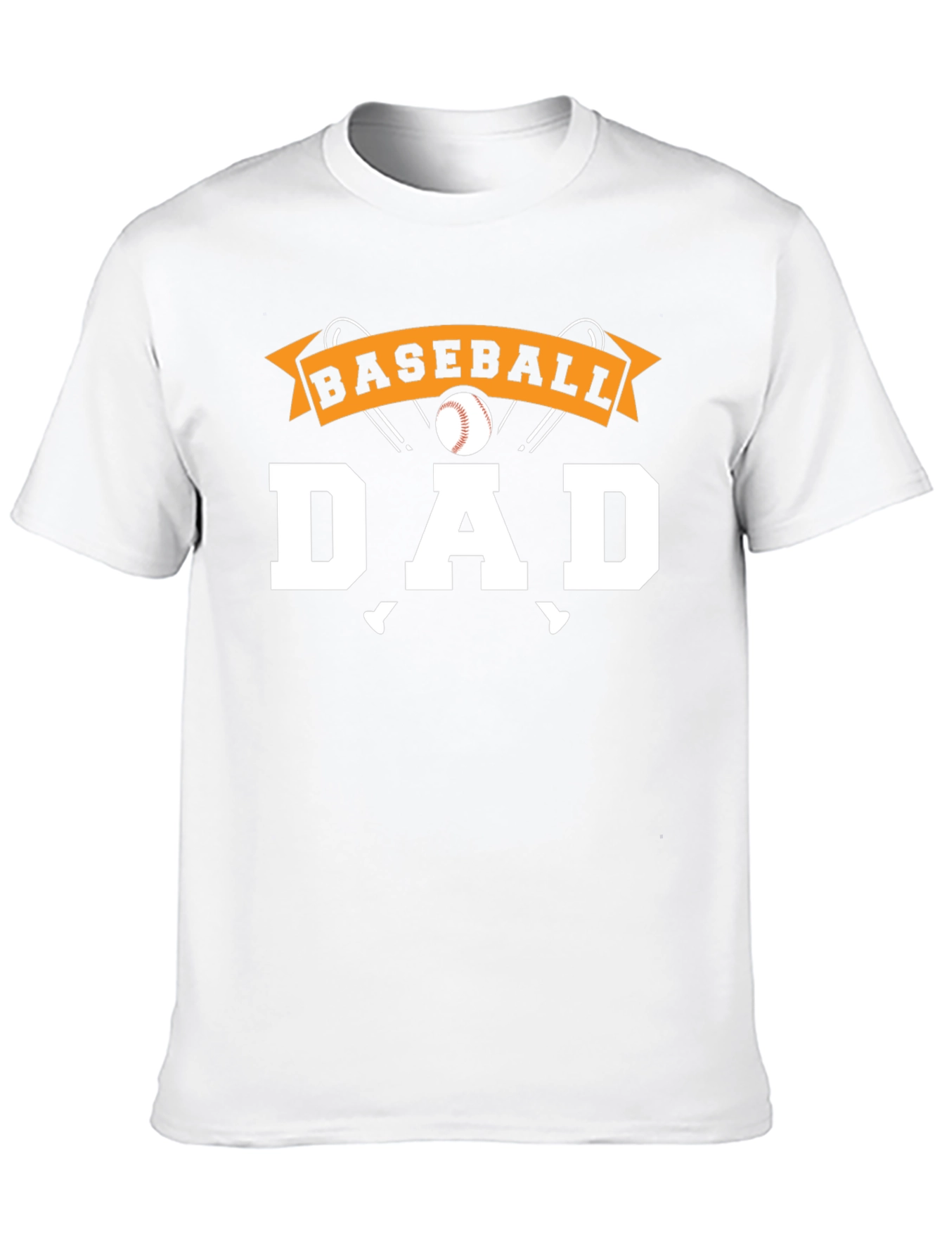 Black Baseball Dad T-Shirt - Sports Fan Apparel view 10