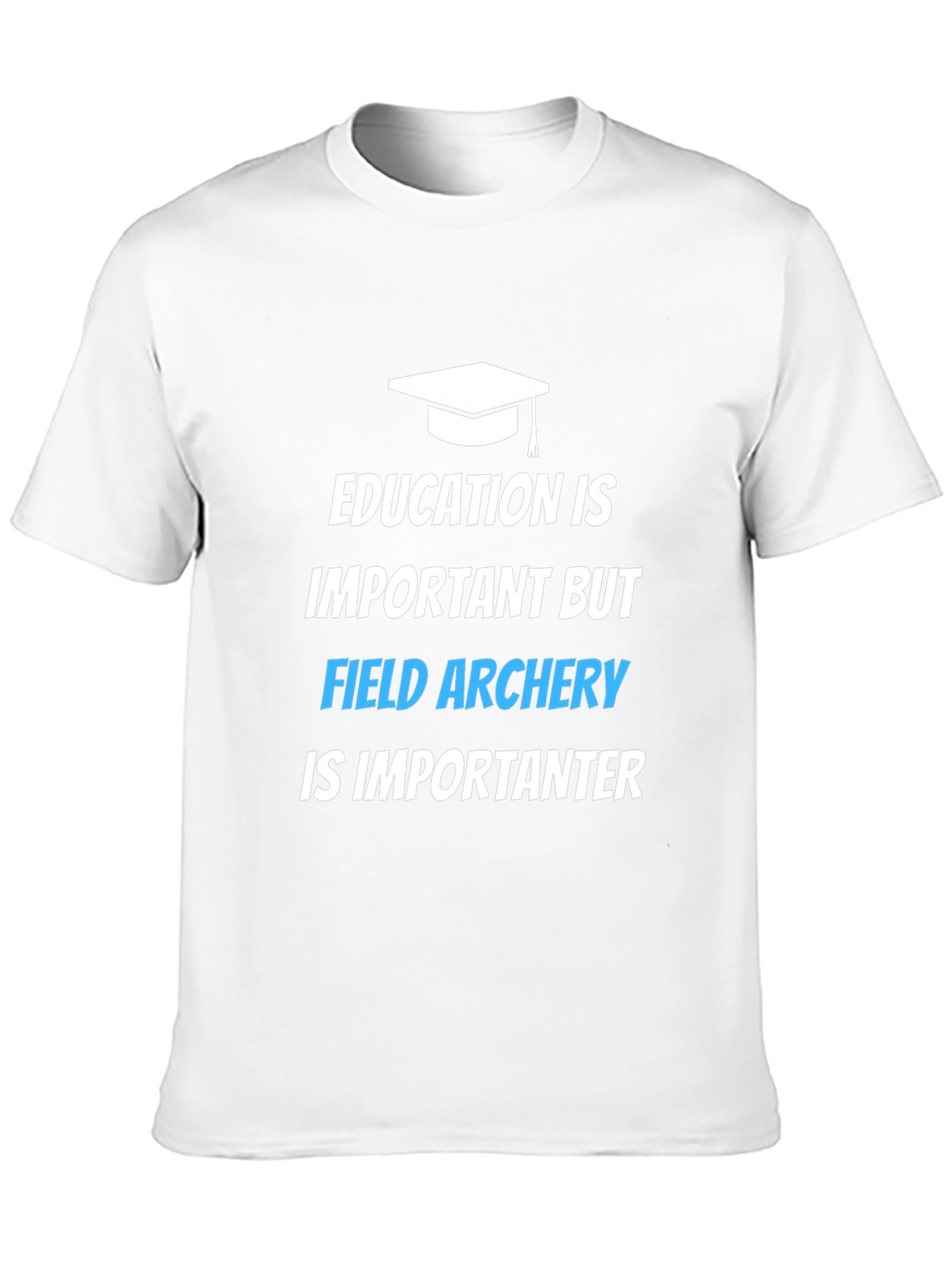 Black Field Archery T-Shirt: Education Is Important view 10