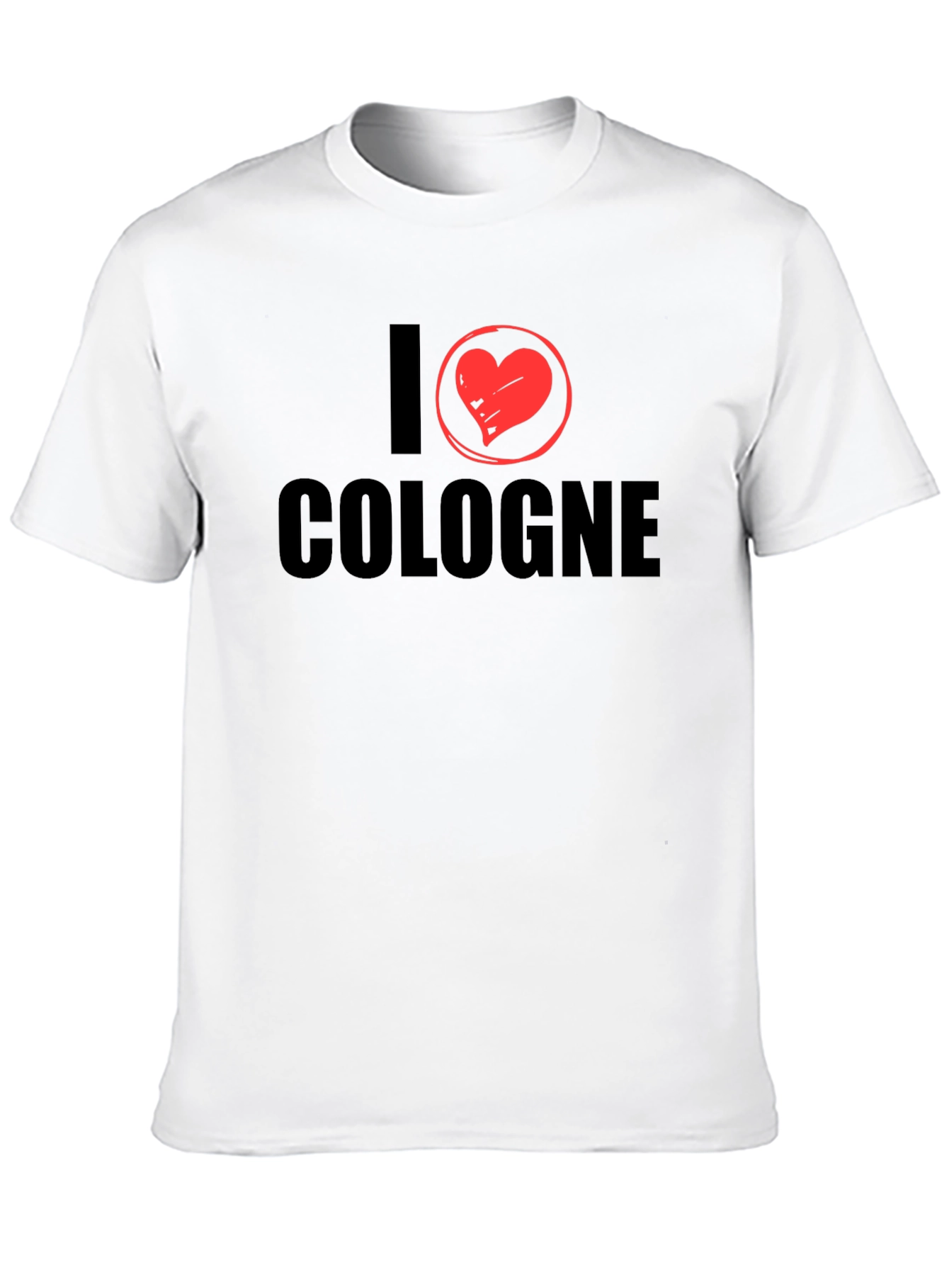 Black I Heart Cologne Black Graphic T-Shirt view 10