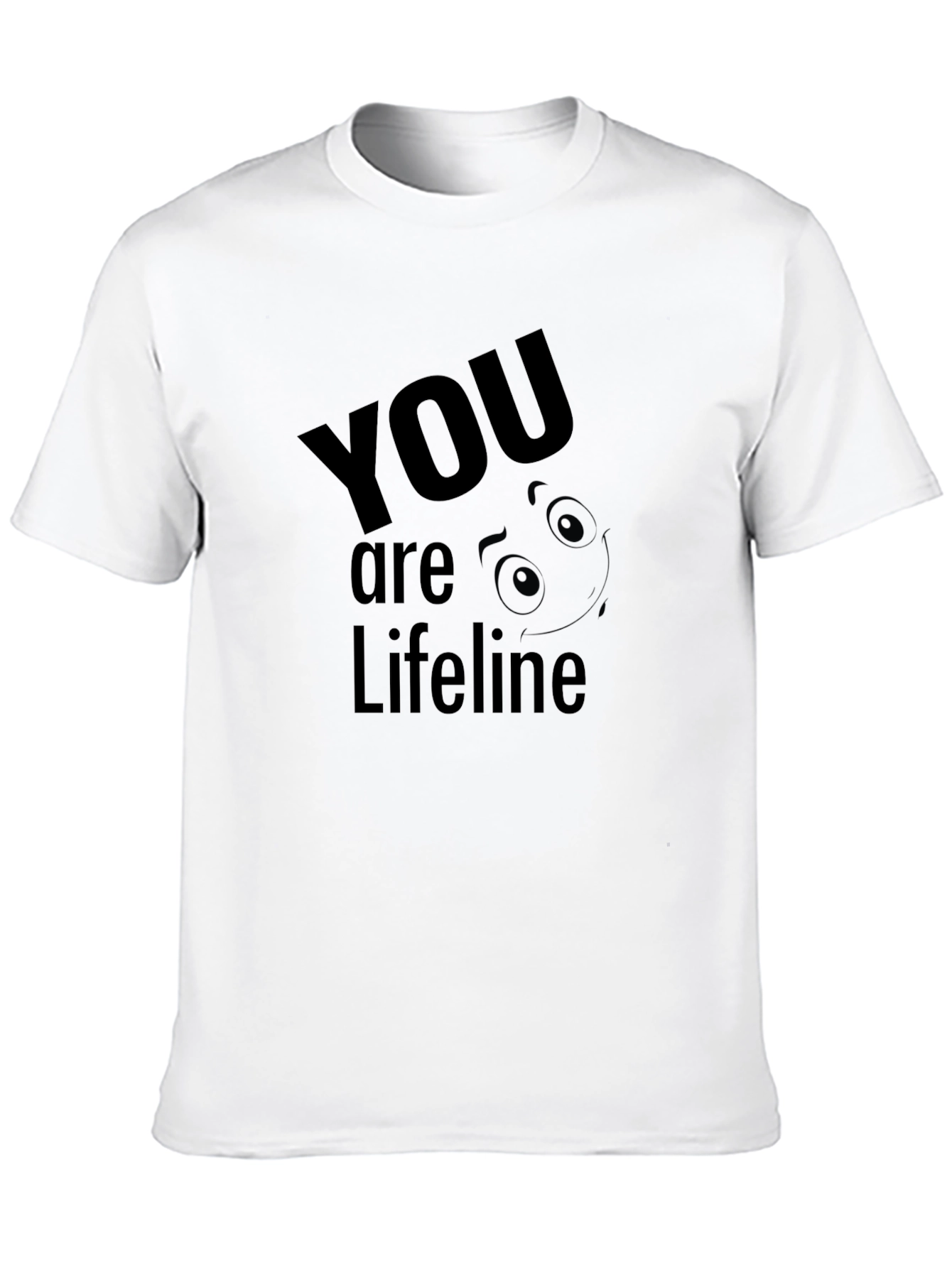 Black You are Lifeline T-Shirt view 10