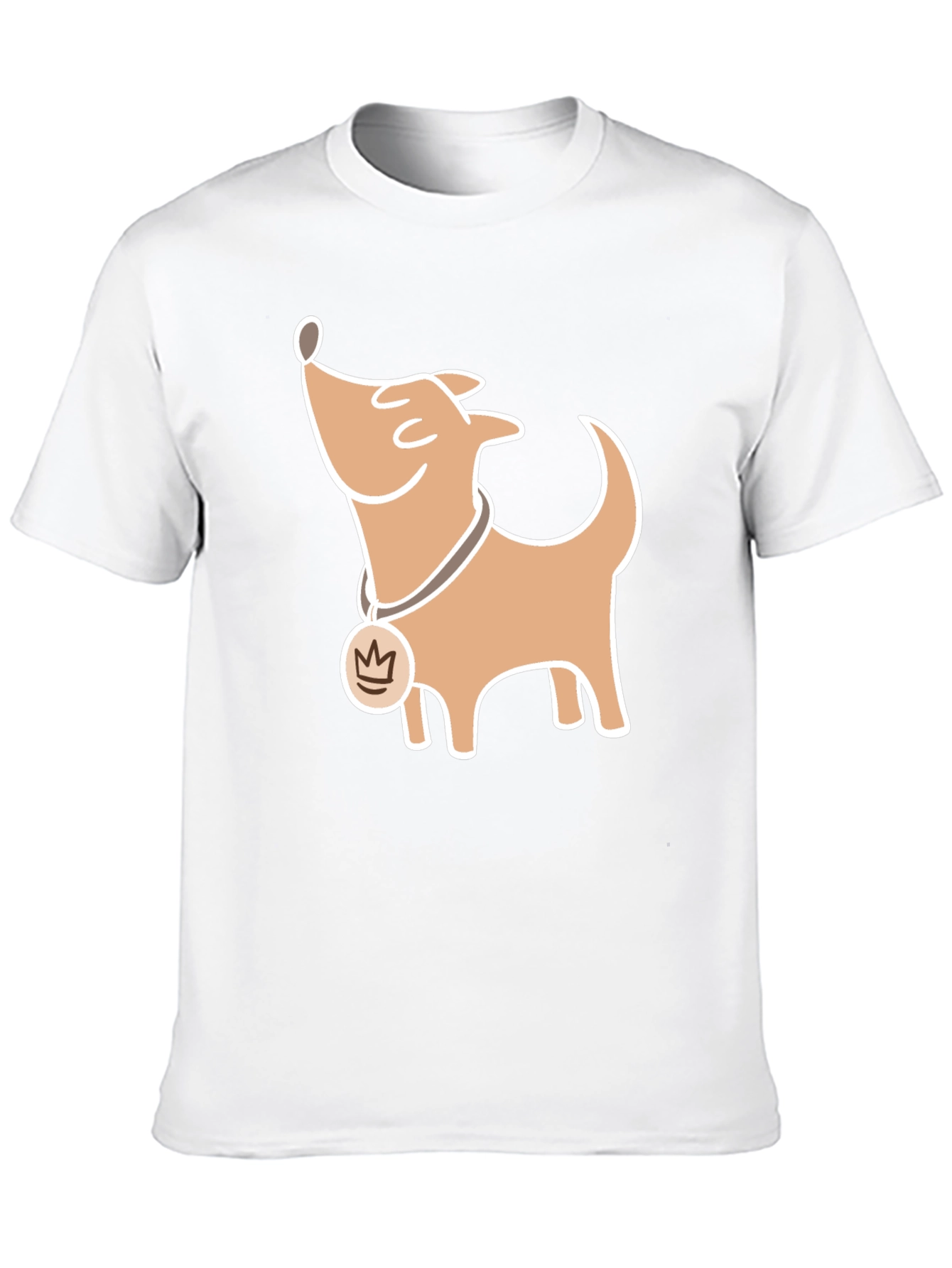 Black Cartoon Dog Graphic T-Shirt, Casual Style view 10