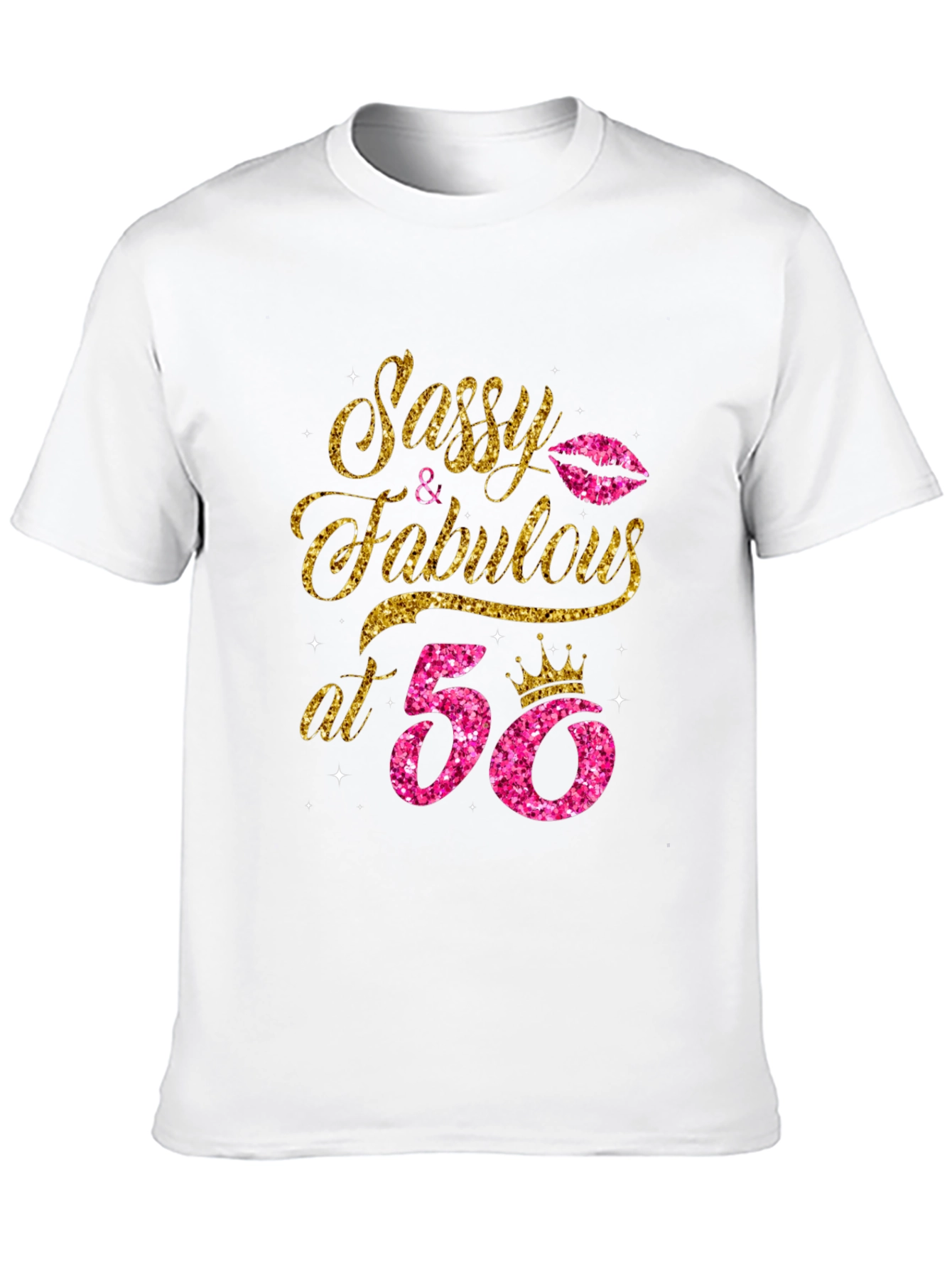 Black Sassy & Fabulous at 50 Birthday T-Shirt view 10