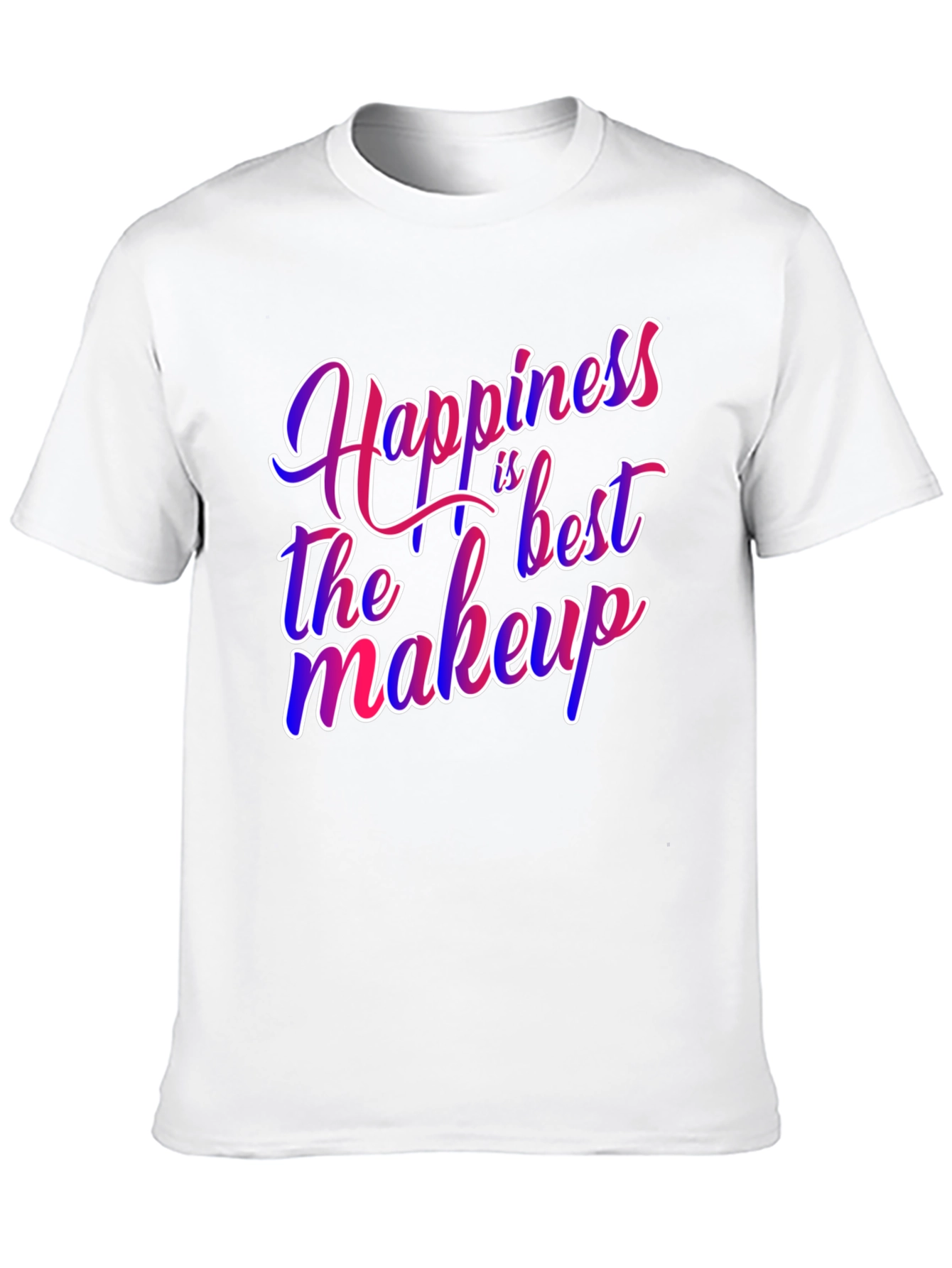 Black Happiness is the Best Makeup Graphic Tee view 10