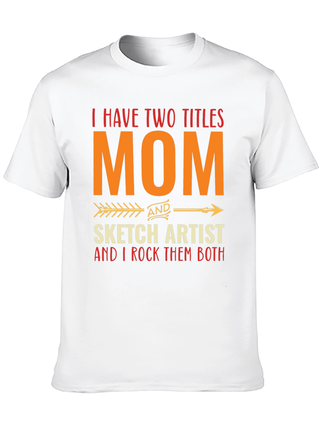 Black Mom and Sketch Artist Graphic T-Shirt view 10