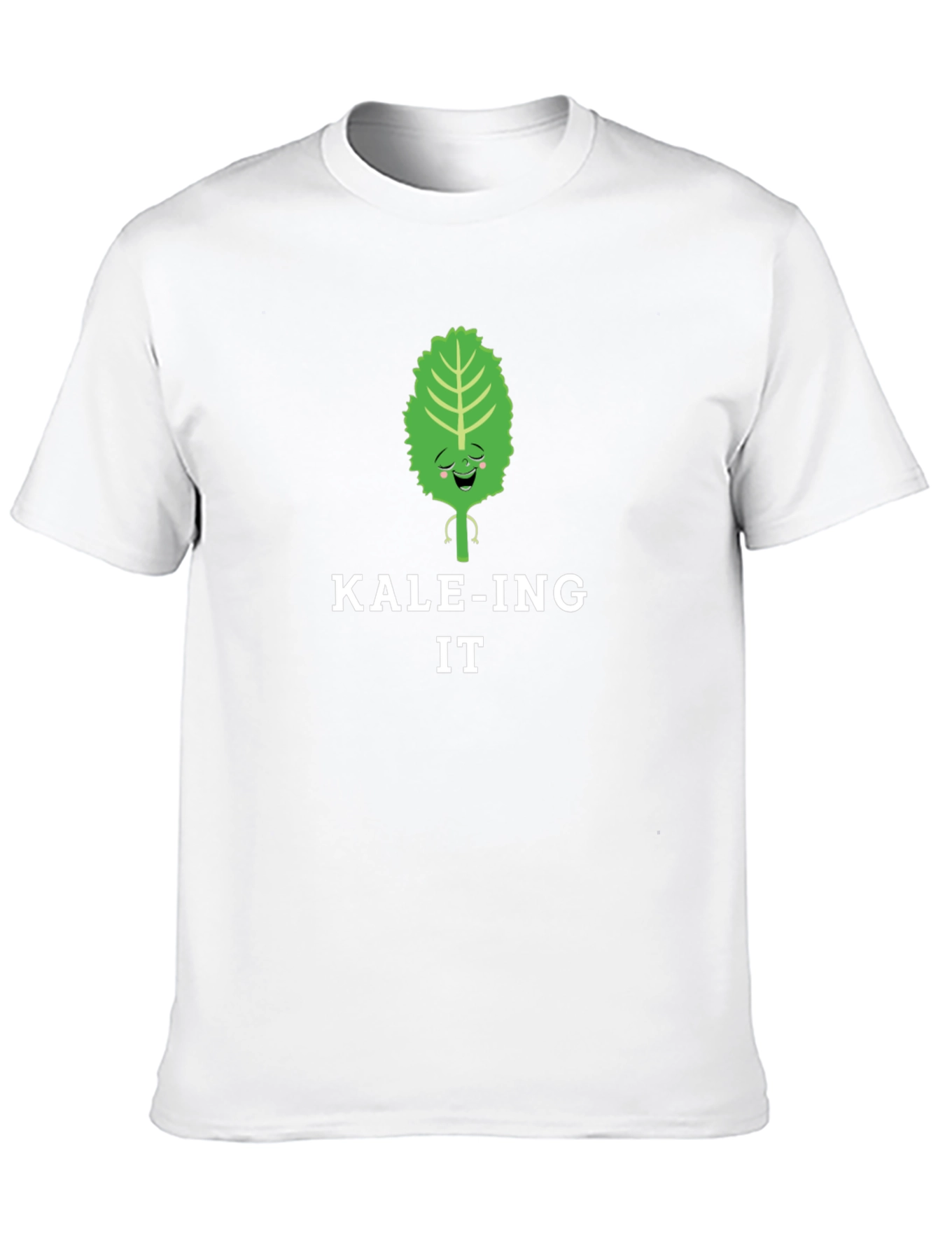 Black Kale-ing It Funny Graphic T-Shirt view 10
