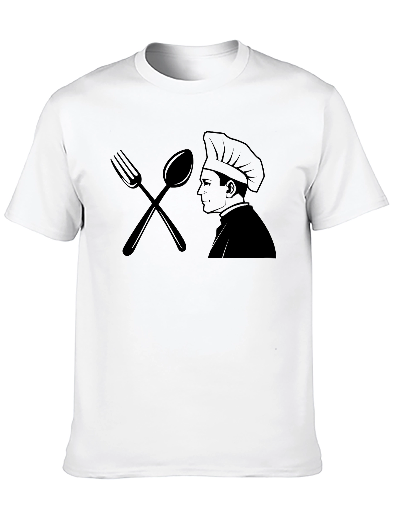 Black Chef Graphic T-Shirt - Culinary Design view 10