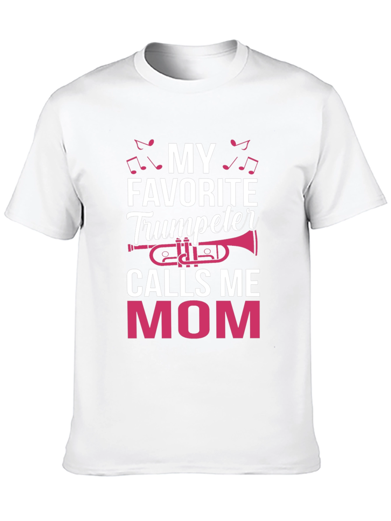 Black My Favorite Trumpeter Calls Me Mom T-Shirt view 10