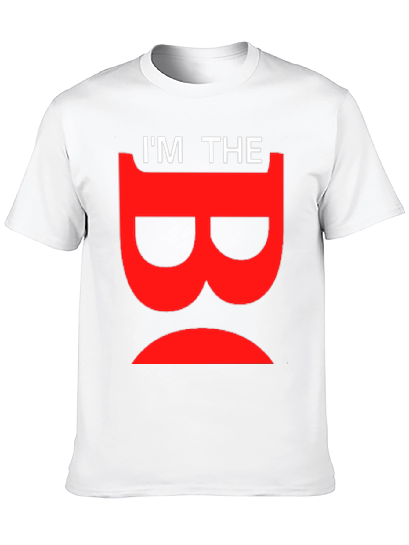 Black I'm The B Black T-Shirt Funny Letter Graphic Tee view 10