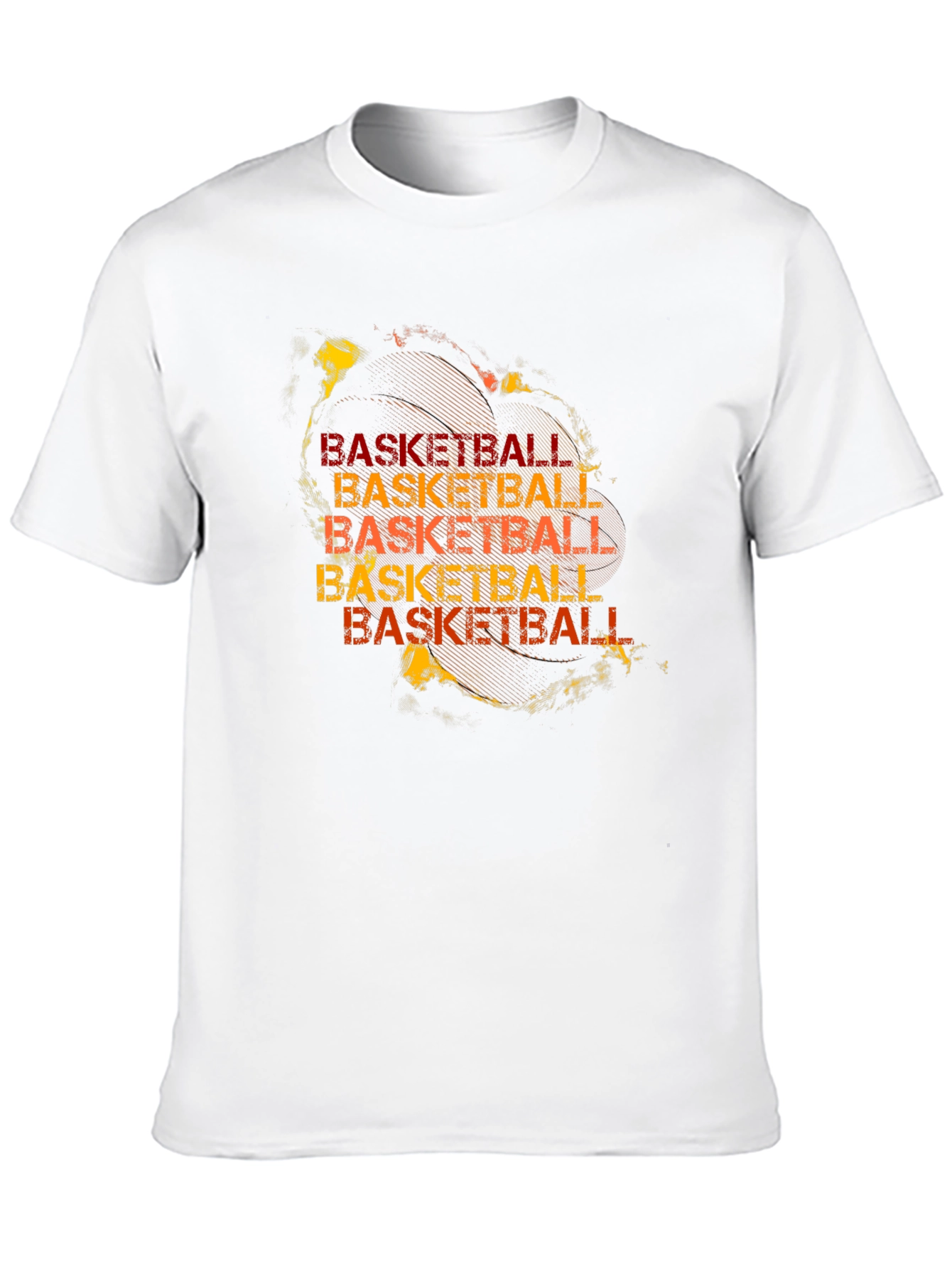 Black Basketball Graphic Print T-Shirt view 10