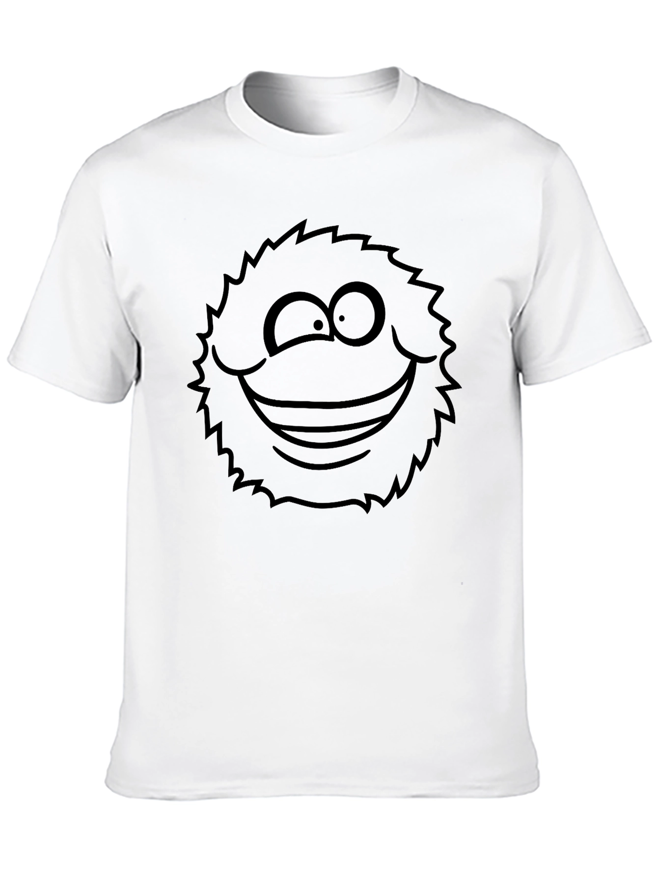 Black Winking Smiley Face Graphic Tee - Soft Black T-Shirt view 10