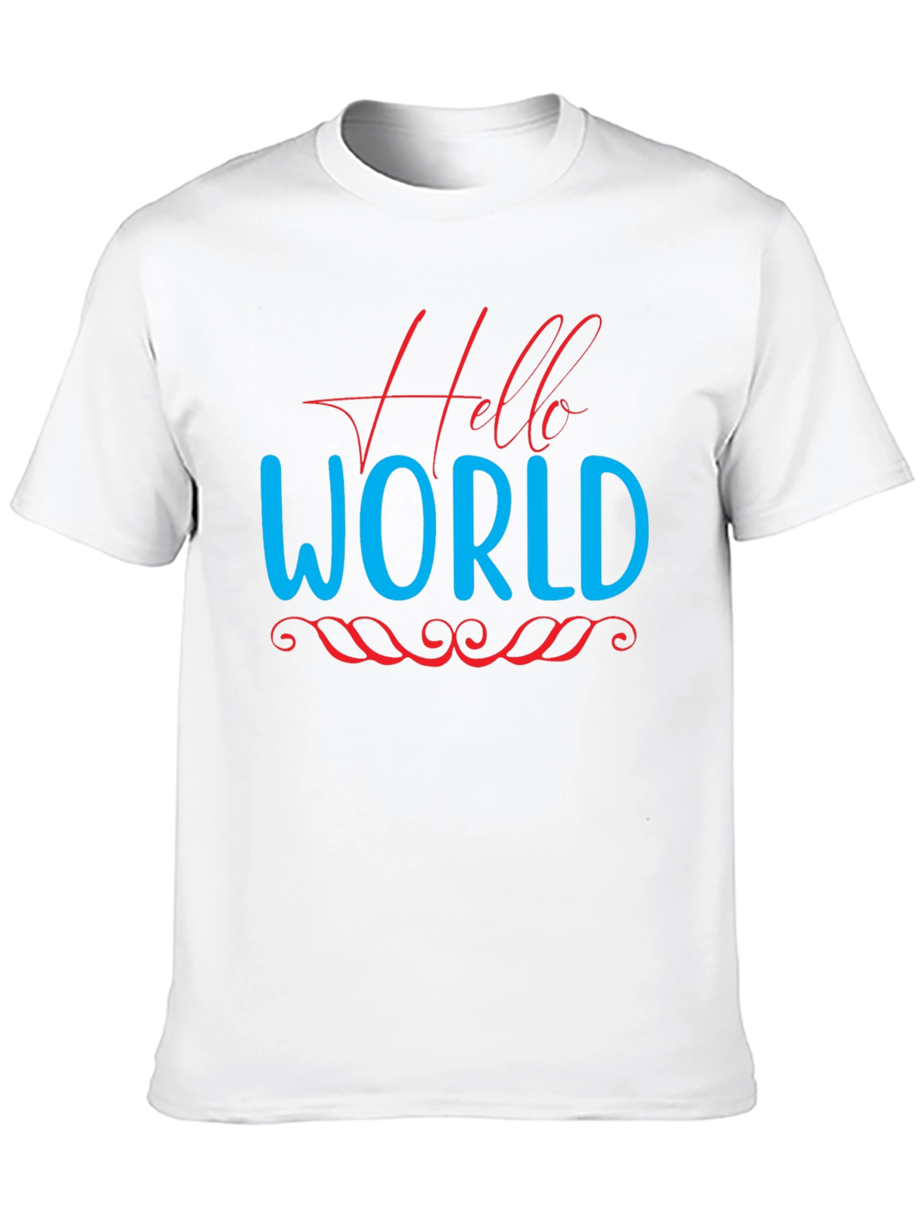 Black Hello World Graphic Tee - Black view 10