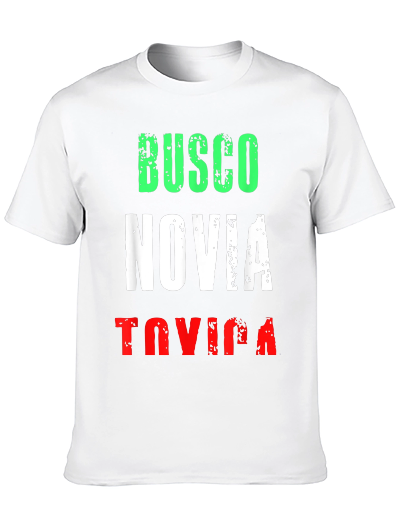 Black Funny "Busco Novia" T-Shirt - Novelty Bachelor Tee view 10