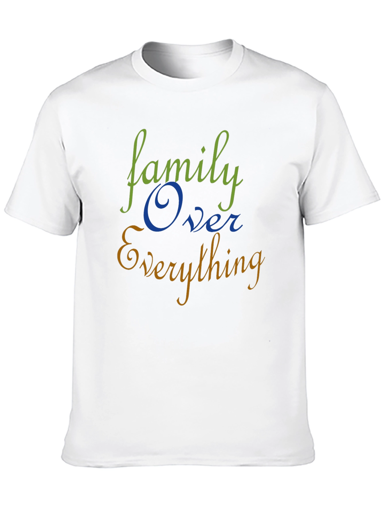 Black Family Over Everything Graphic Tee - Black Cotton Blend view 10