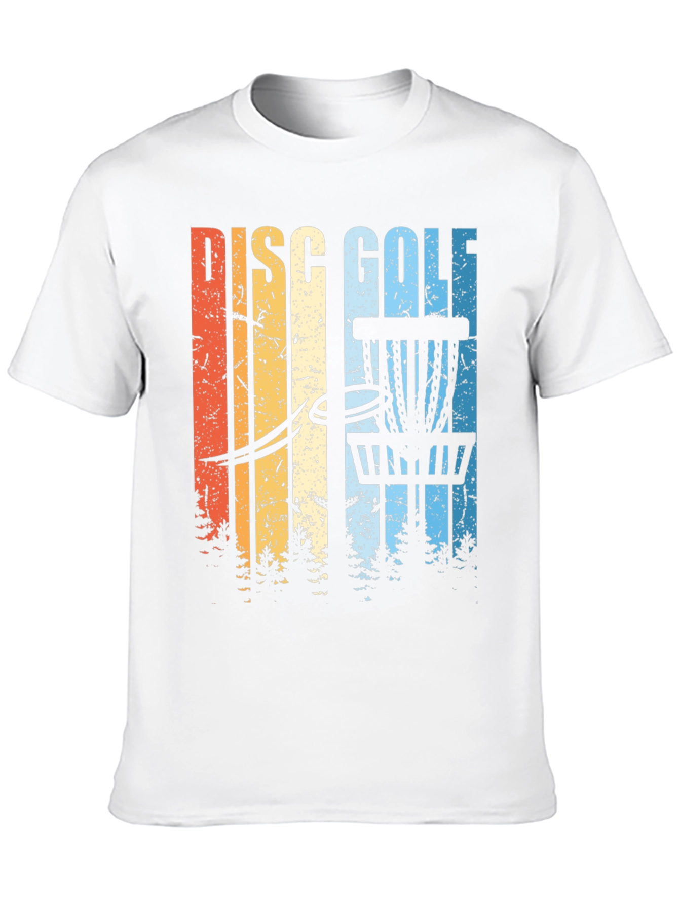 Black Retro Disc Golf T-Shirt view 10