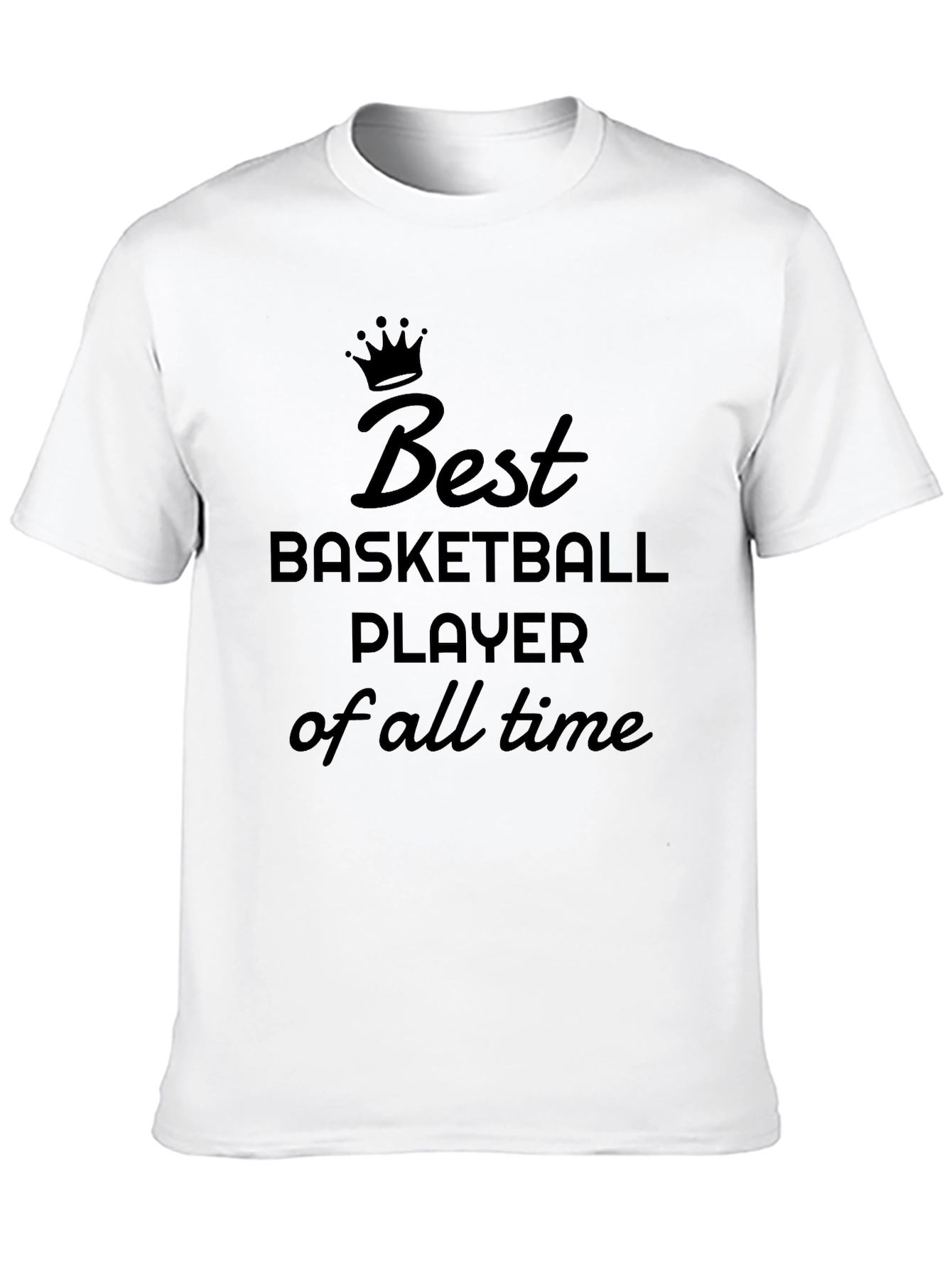 Black Best Basketball Player of All Time Tee view 10