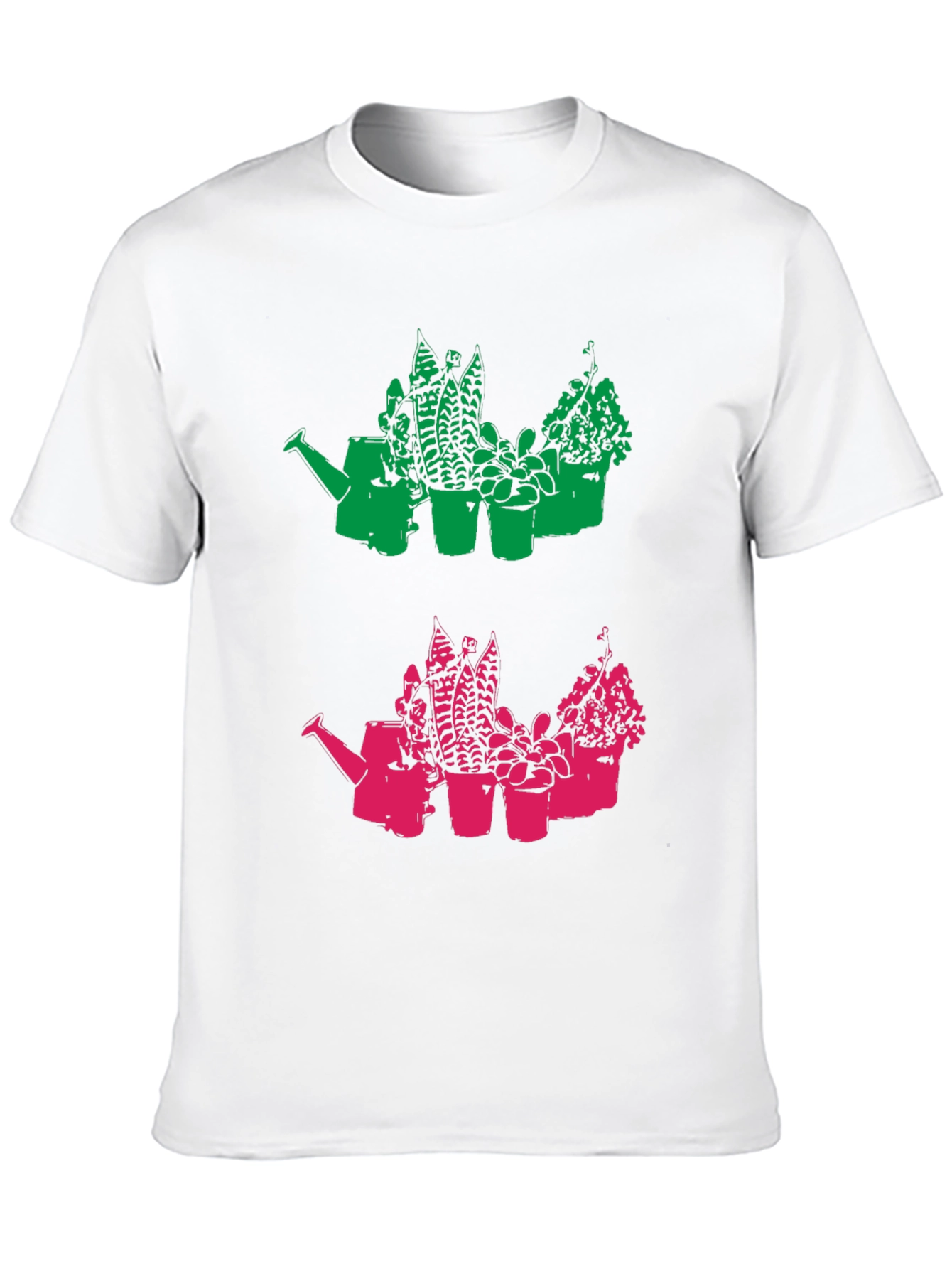 Black Botanical Print T-Shirt - Garden Lover's Tee view 10