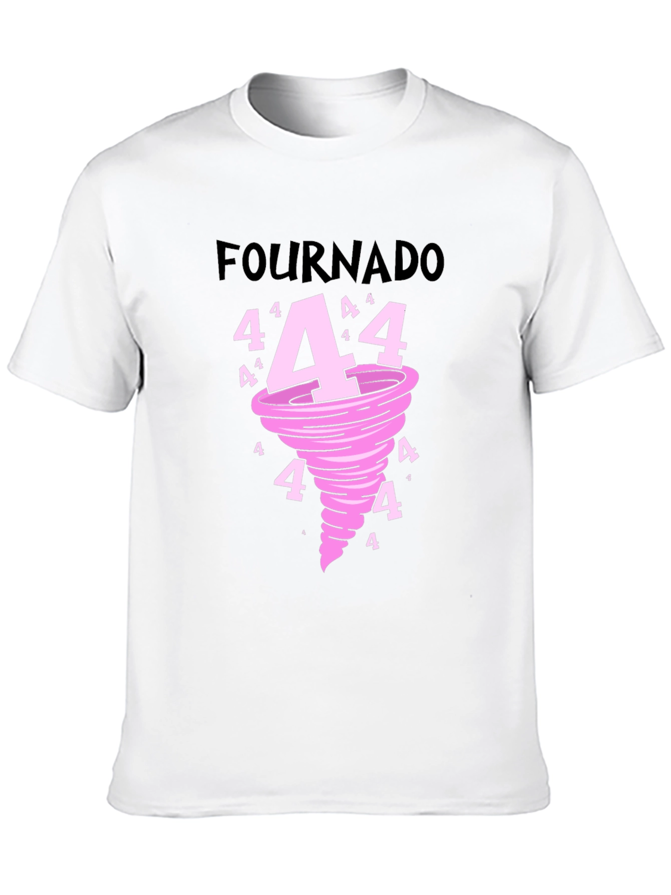 Black Fournado Black Graphic Tee view 10