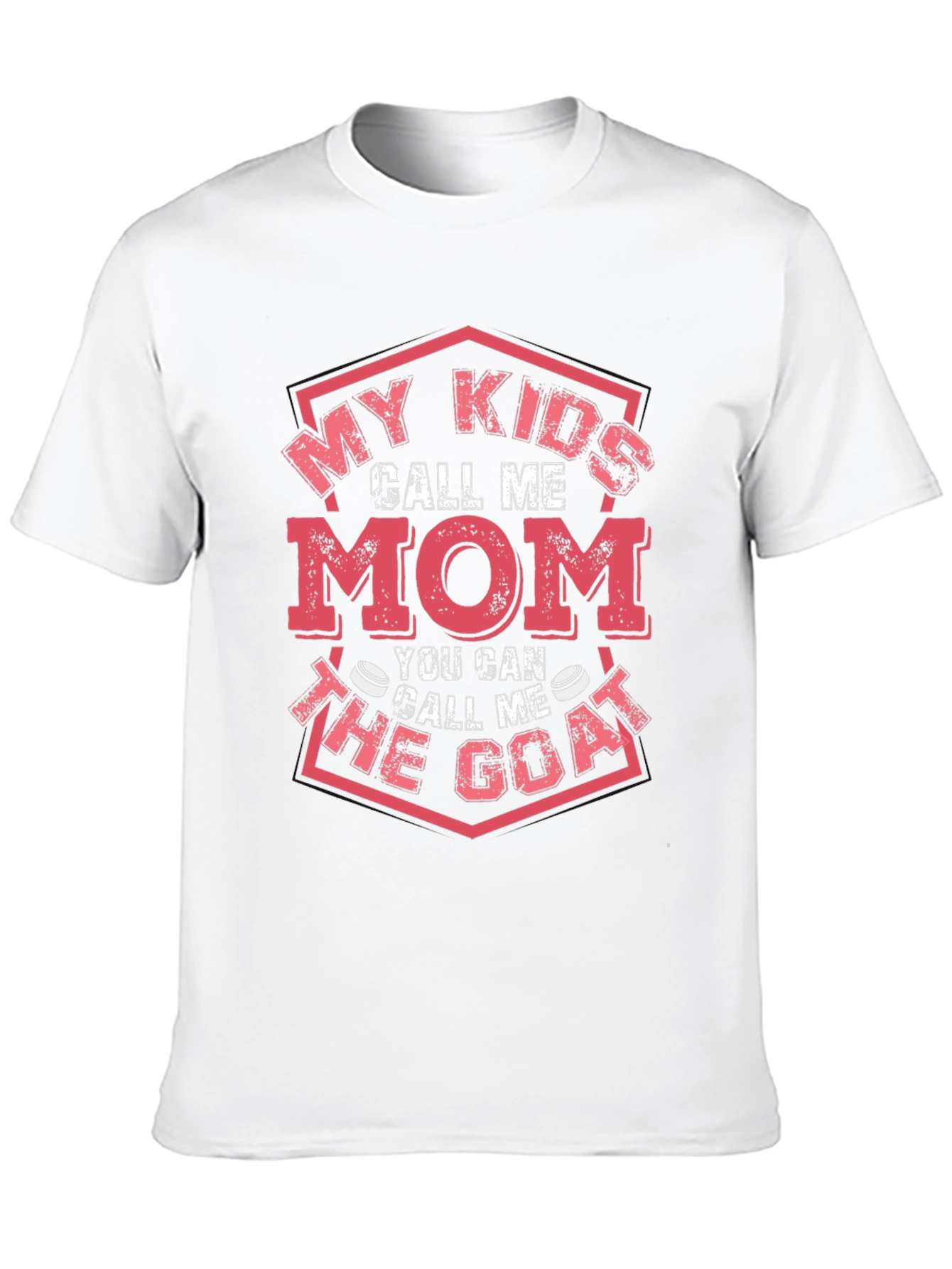Black My Kids Call Me Mom Funny Graphic T-Shirt view 10