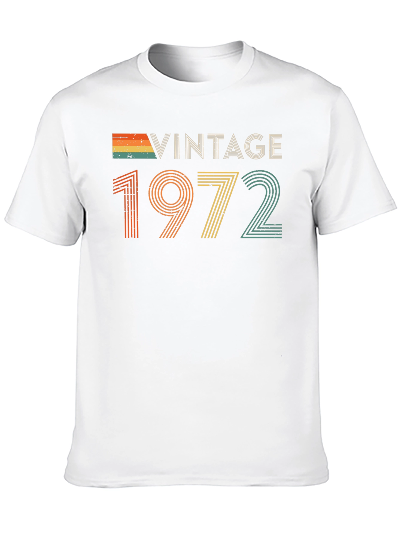 Black Vintage 1972 Retro T-Shirt view 10