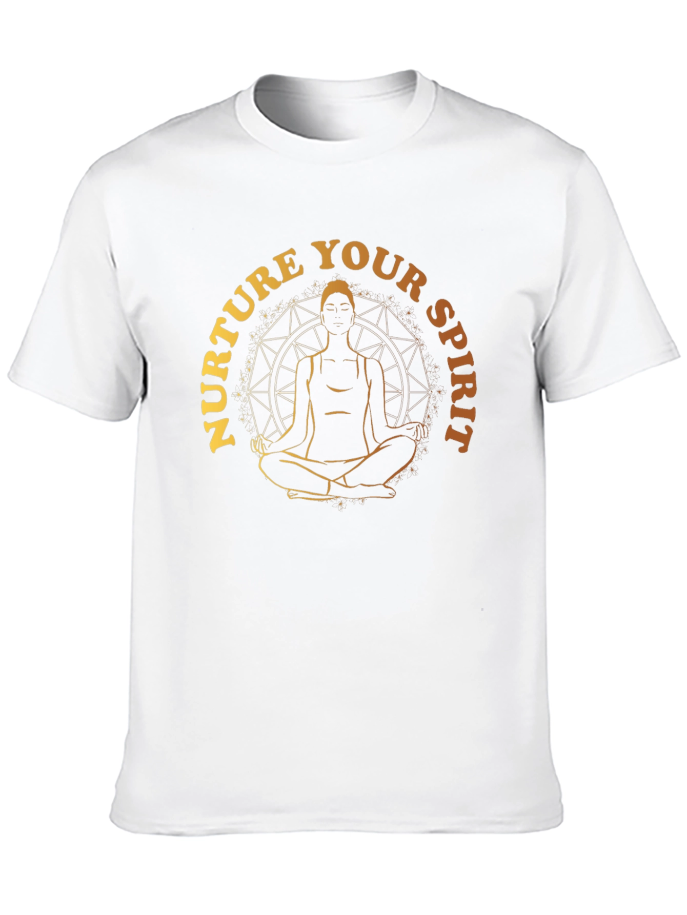 Black Nurture Your Spirit Graphic T-Shirt - Black view 10