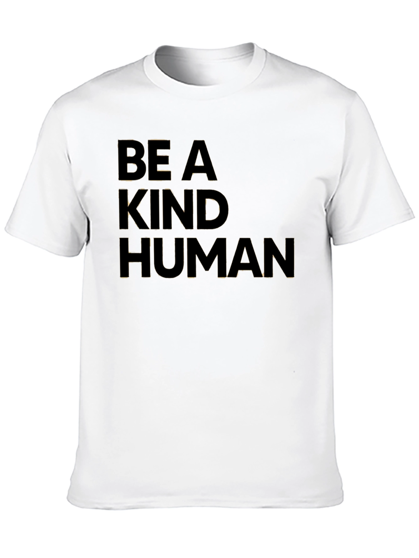 Black Be A Kind Human T-Shirt - Stylish Statement Tee view 10
