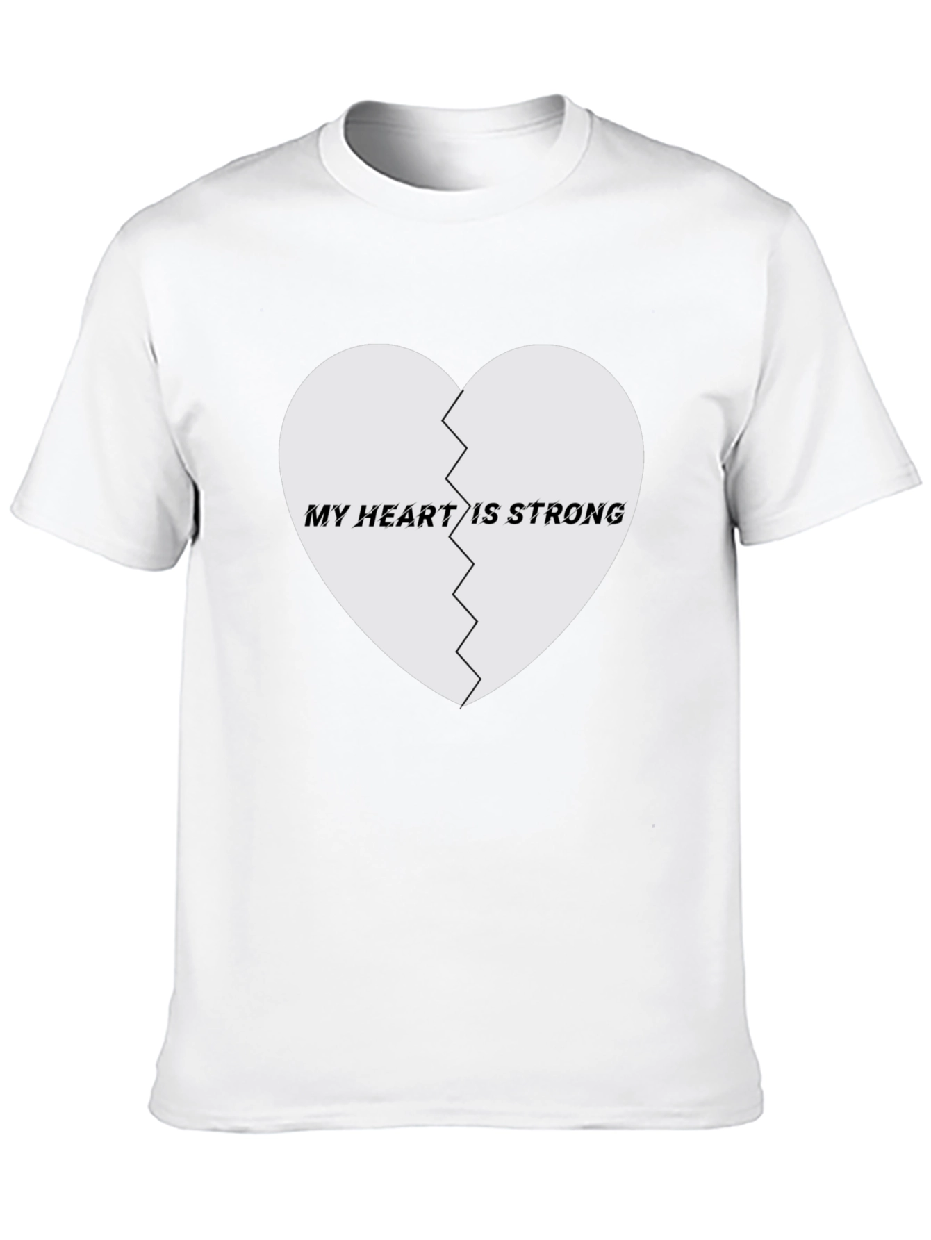 Black My Heart Is Strong Graphic Tee - Black view 10