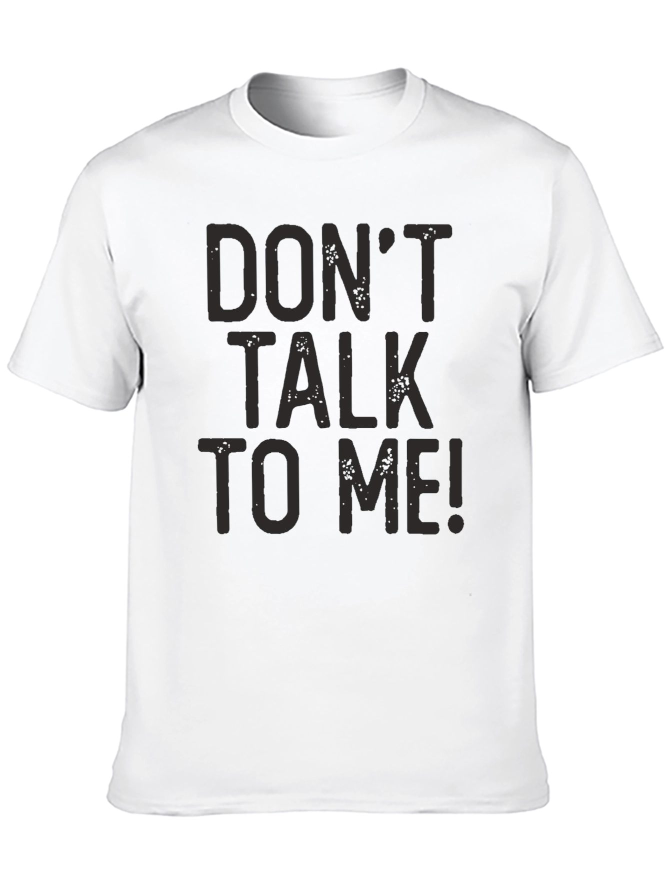 Black Don't Talk To Me! Graphic Print Tee view 10