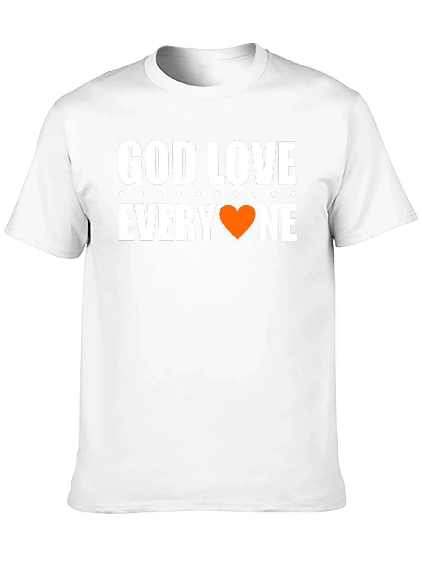 Black God Love Everyone T-Shirt - Graphic Tee view 10
