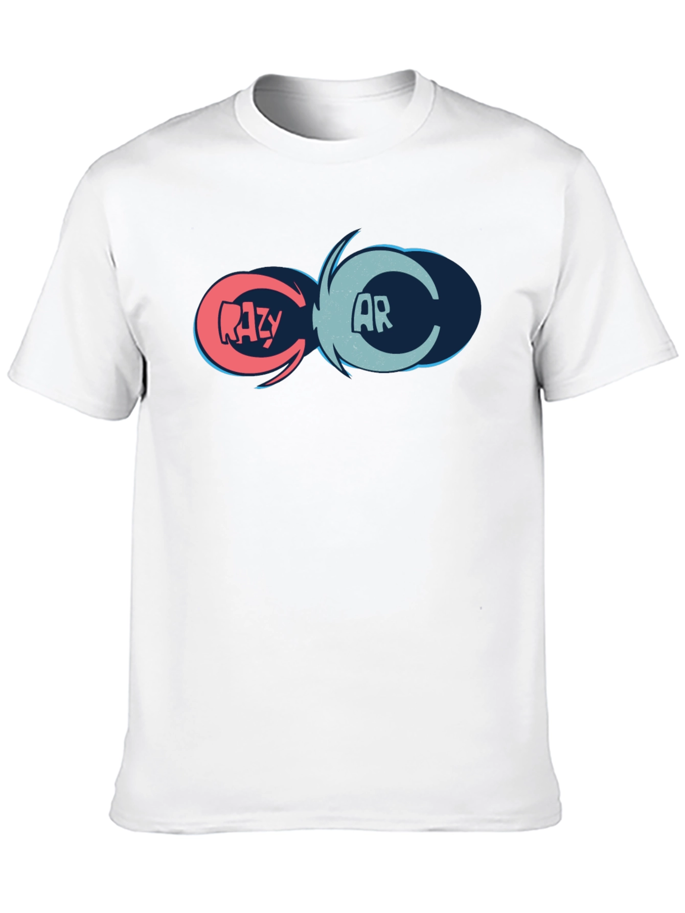 Black Crazy Car Graphic Tee - Black Cotton Blend Shirt view 10