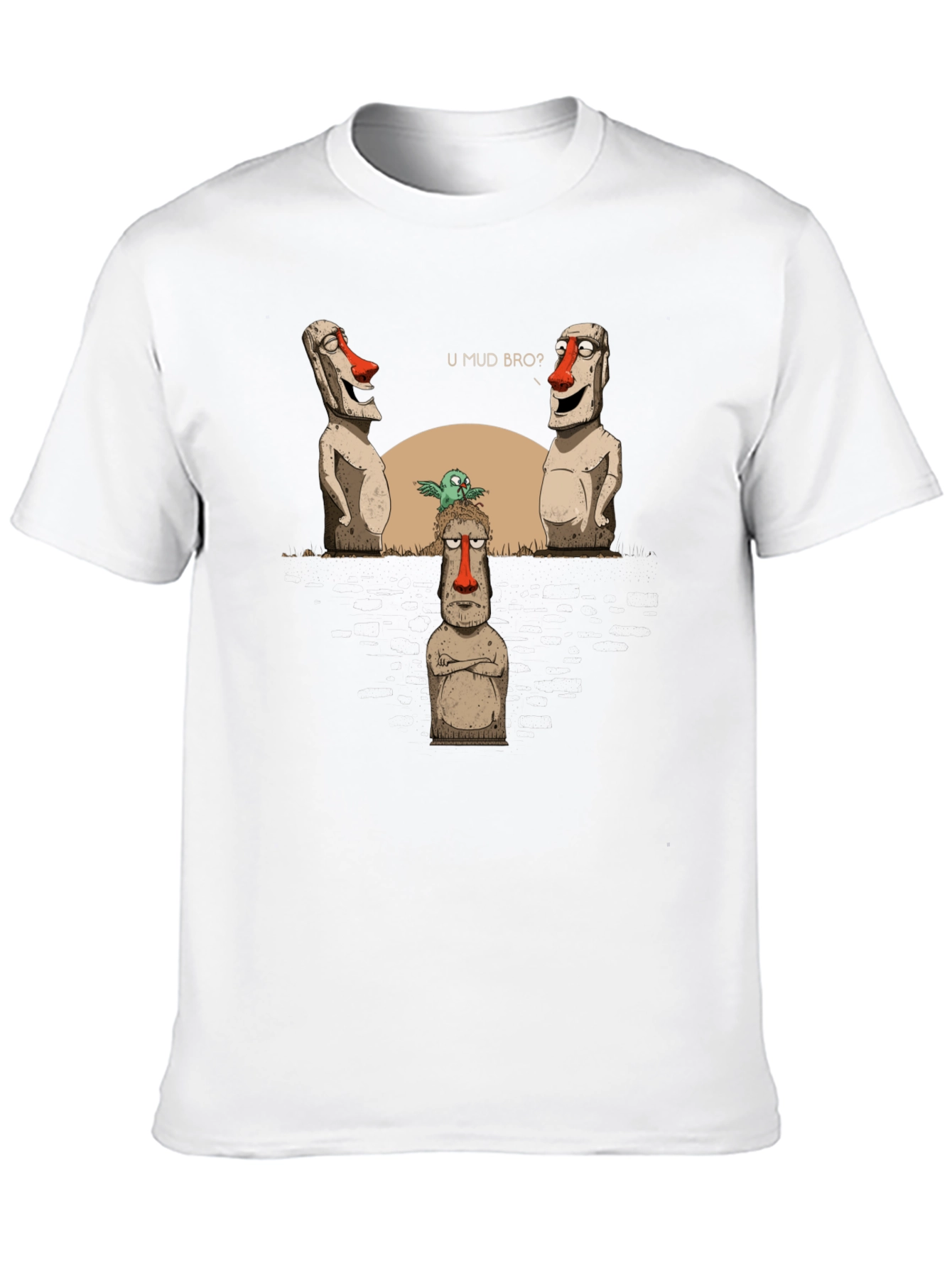 Black U Mud Bro? Funny Graphic T-Shirt view 10