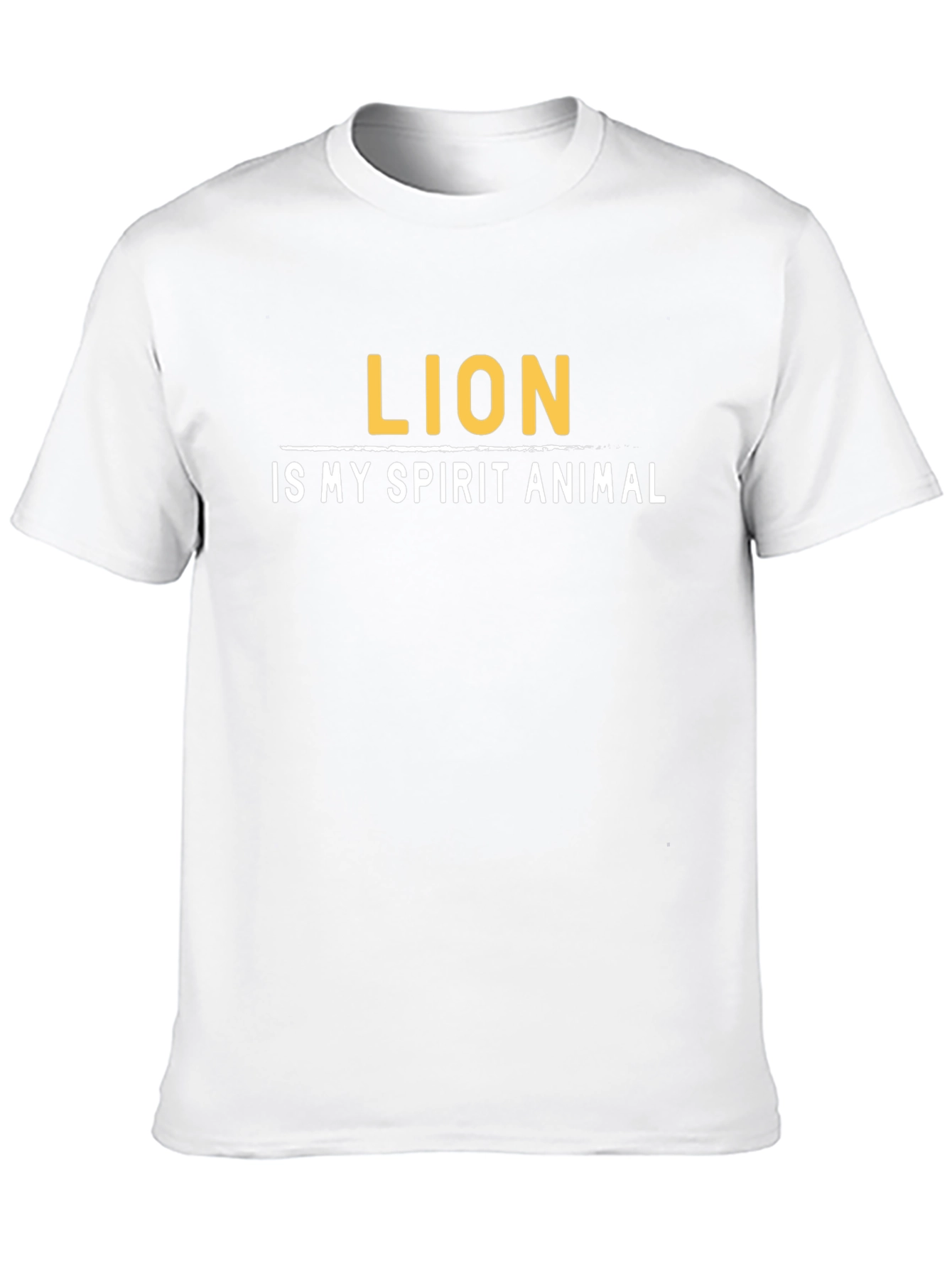 Black Lion Spirit Animal Graphic Tee - Black view 10